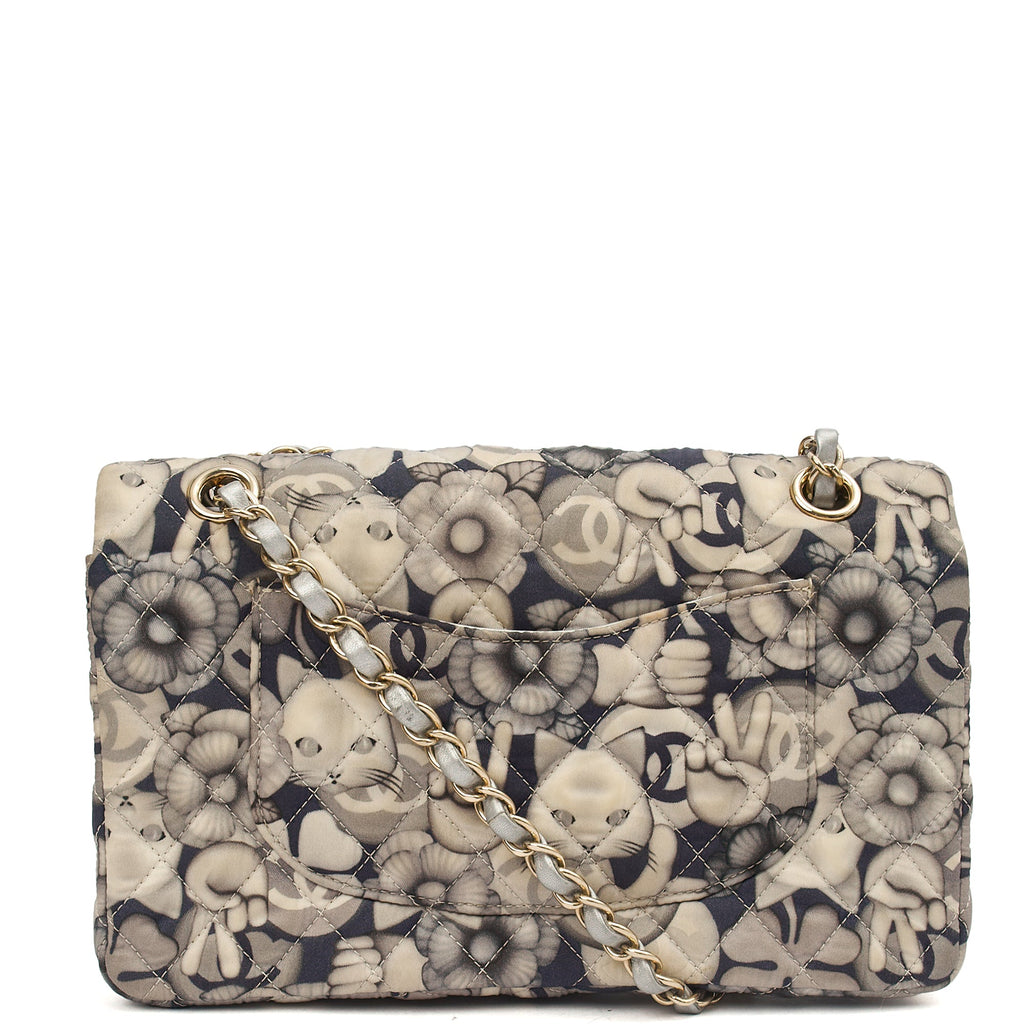 Chanel Shoulder Bag Classic Double Flap - Medium in Print, Fabric