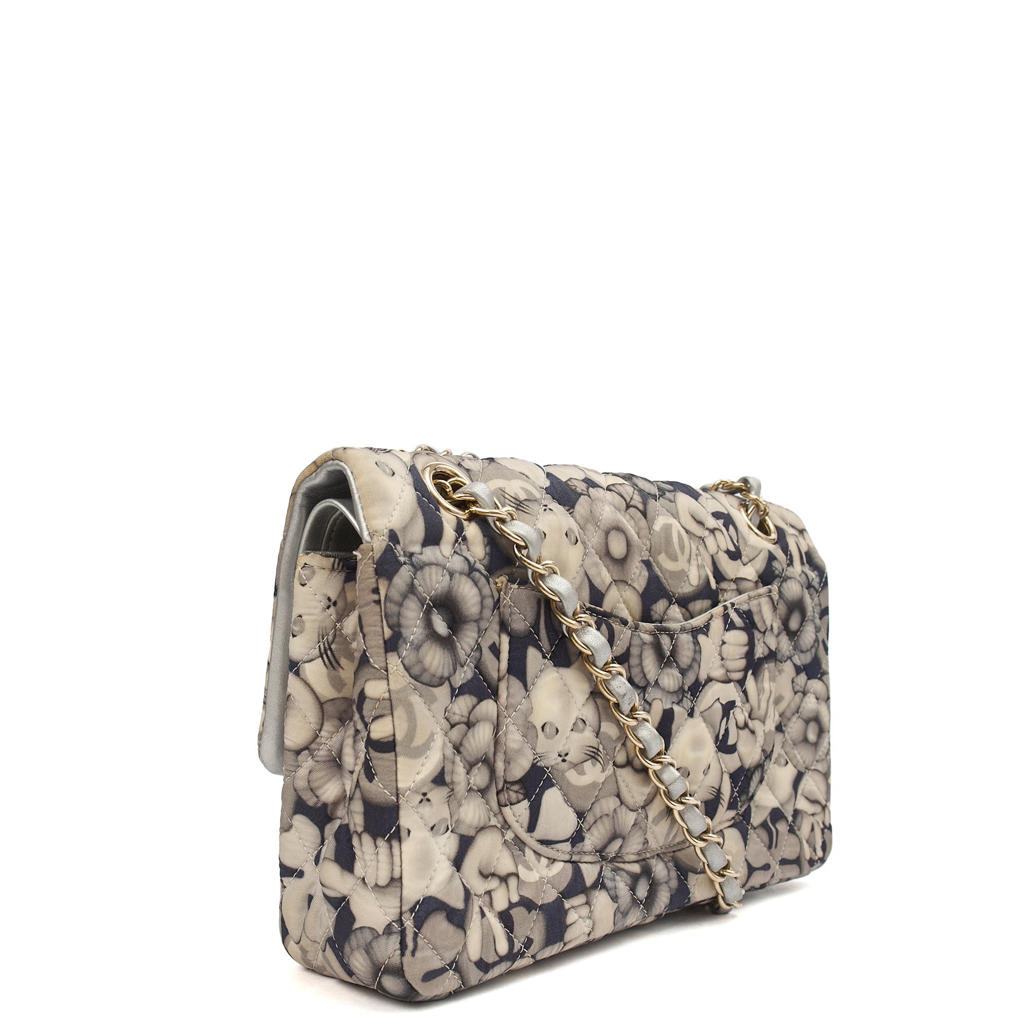 Chanel Shoulder Bag Classic Double Flap - Medium in Print, Fabric