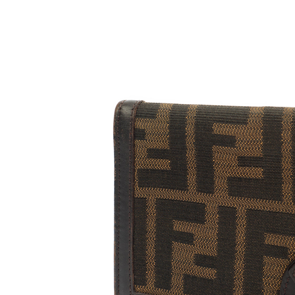 Fendi Purse Continental Wallet in Zucca FF, Canvas