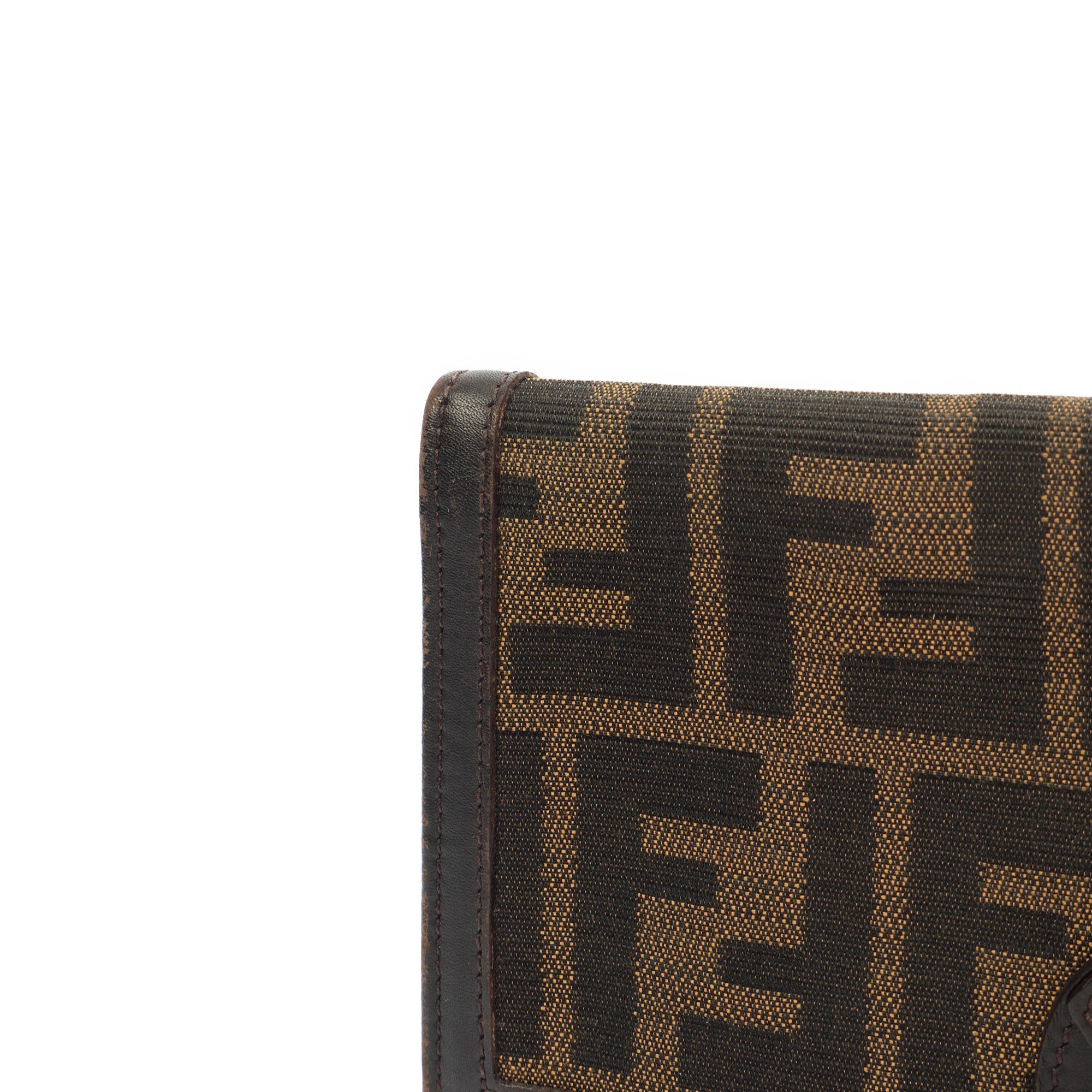 Fendi Purse Continental Wallet in Zucca FF, Canvas