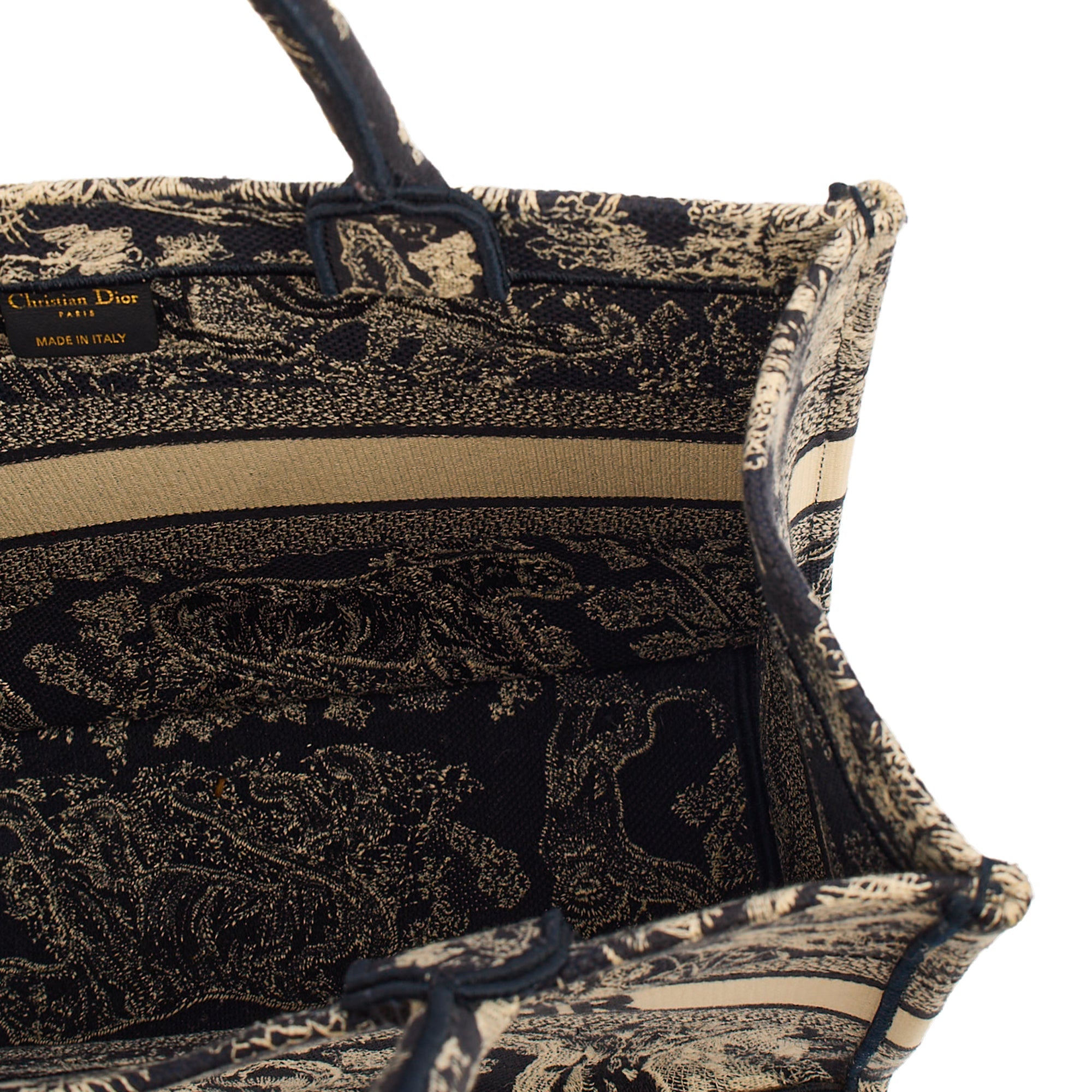 Christian Dior Tote Book Tote - Medium in Blue, Fabric