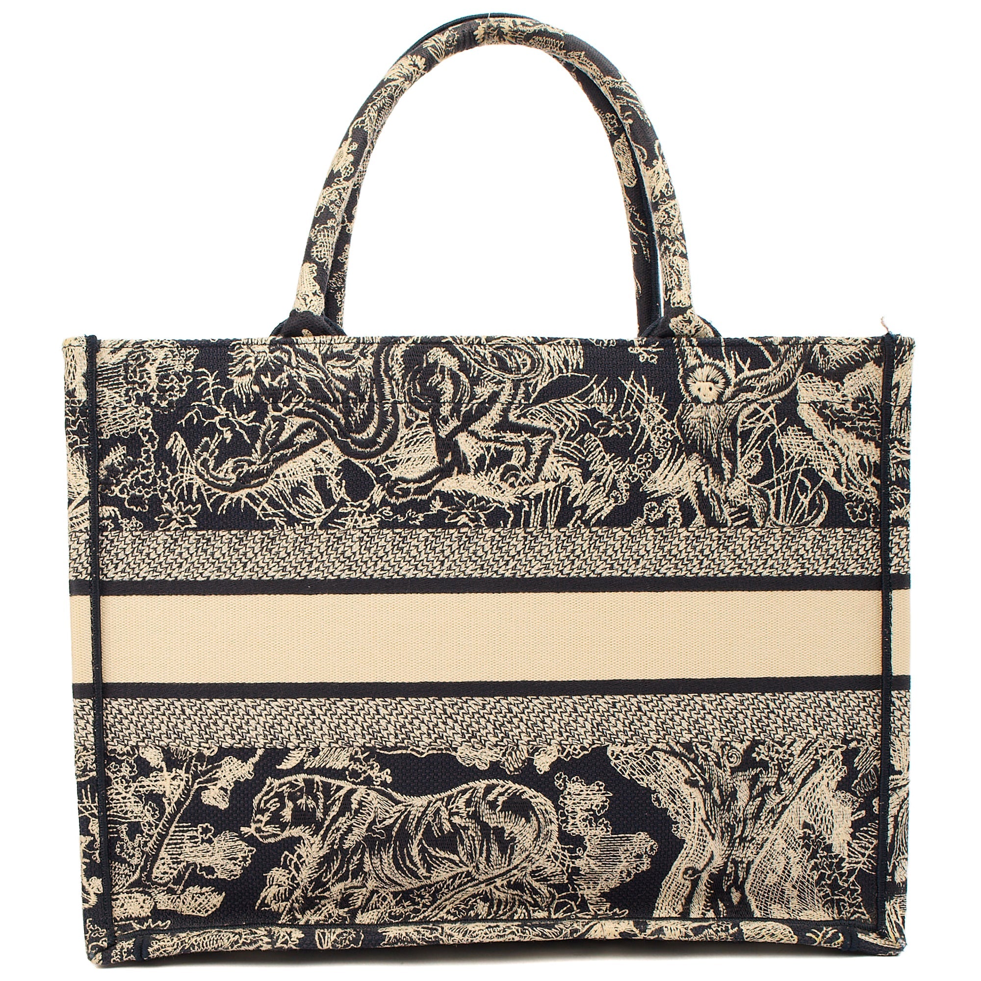 Christian Dior Tote Book Tote - Medium in Blue, Fabric