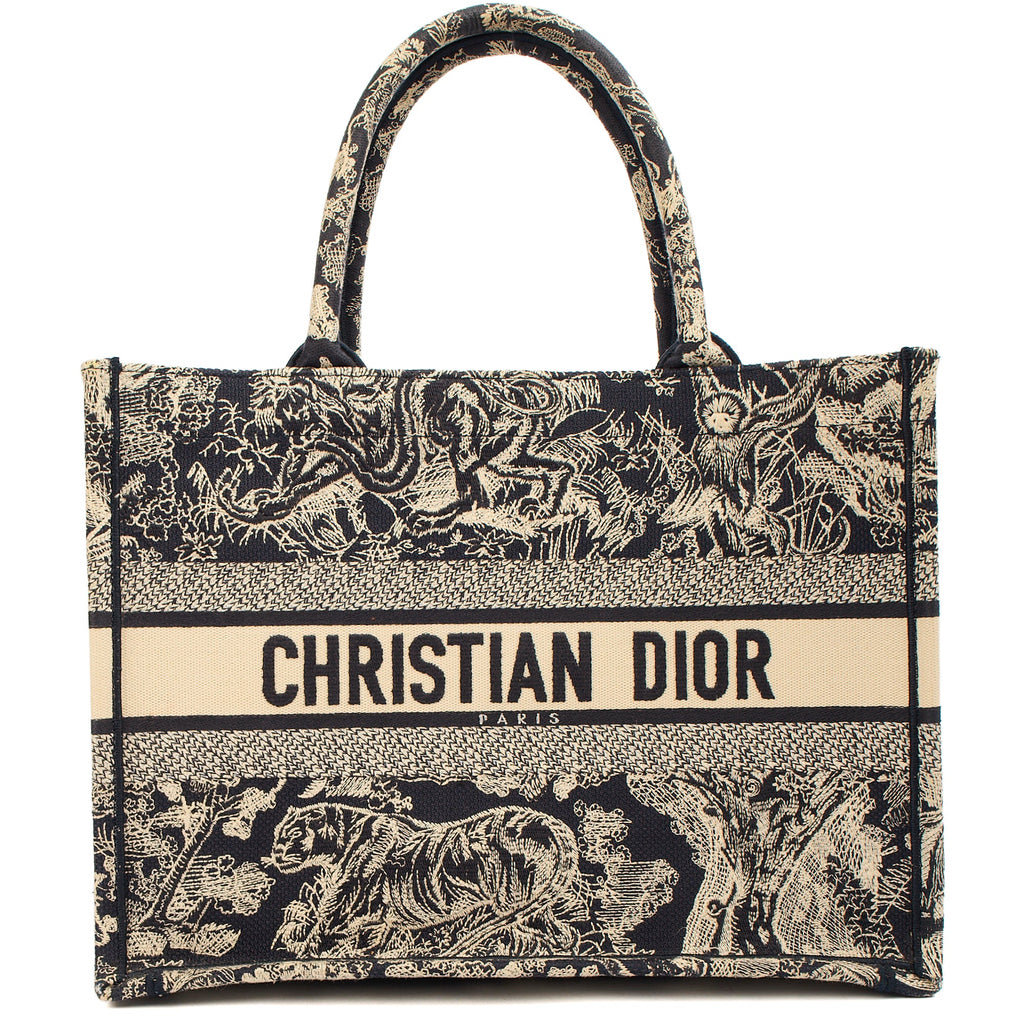 Christian Dior Tote Book Tote - Medium in Blue, Fabric
