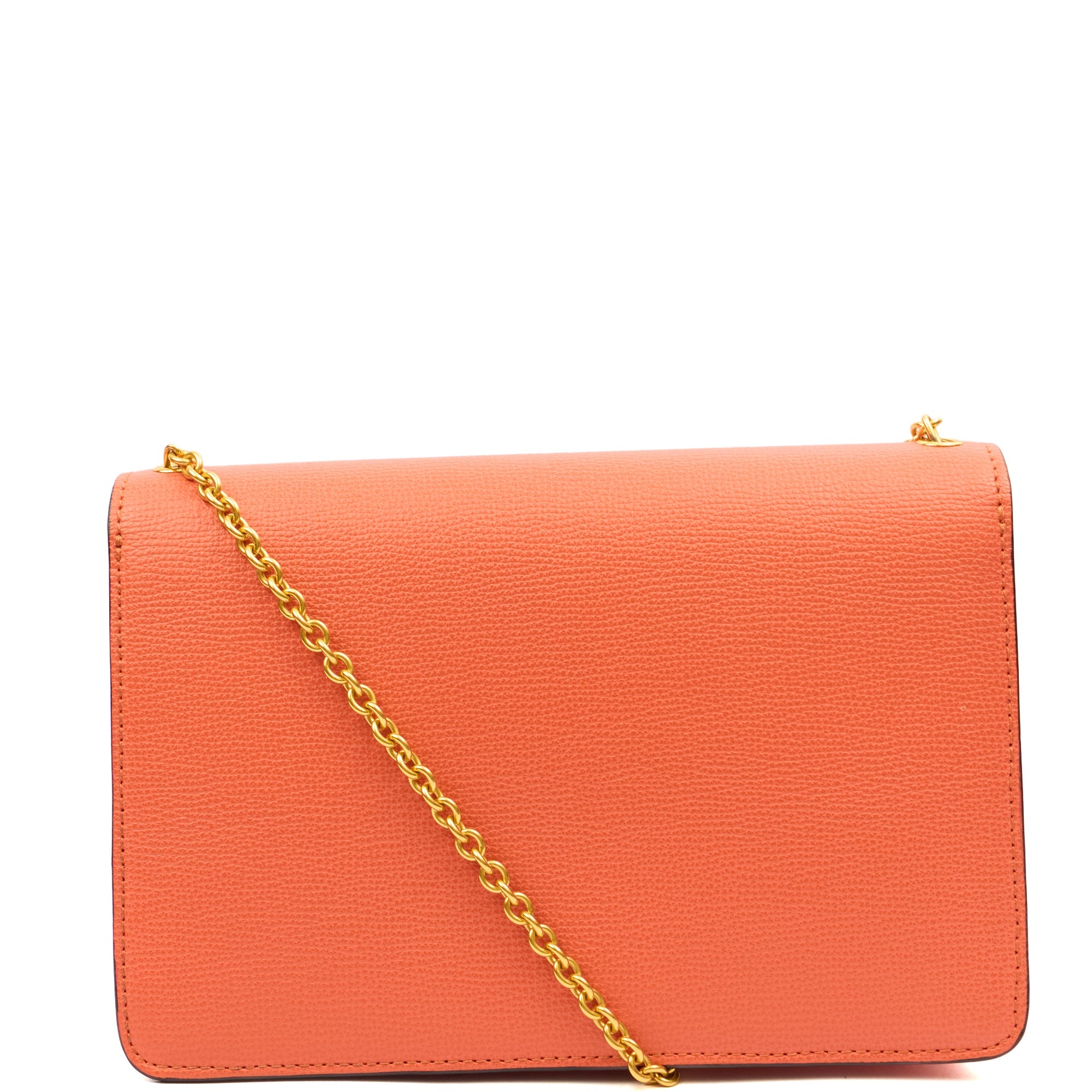 Mulberry Cross Body Darley in Coral Orange, Calfskin Leather