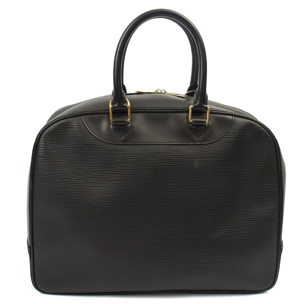 Louis Vuitton Top Handle Sorbonne in Black, Epi Leather