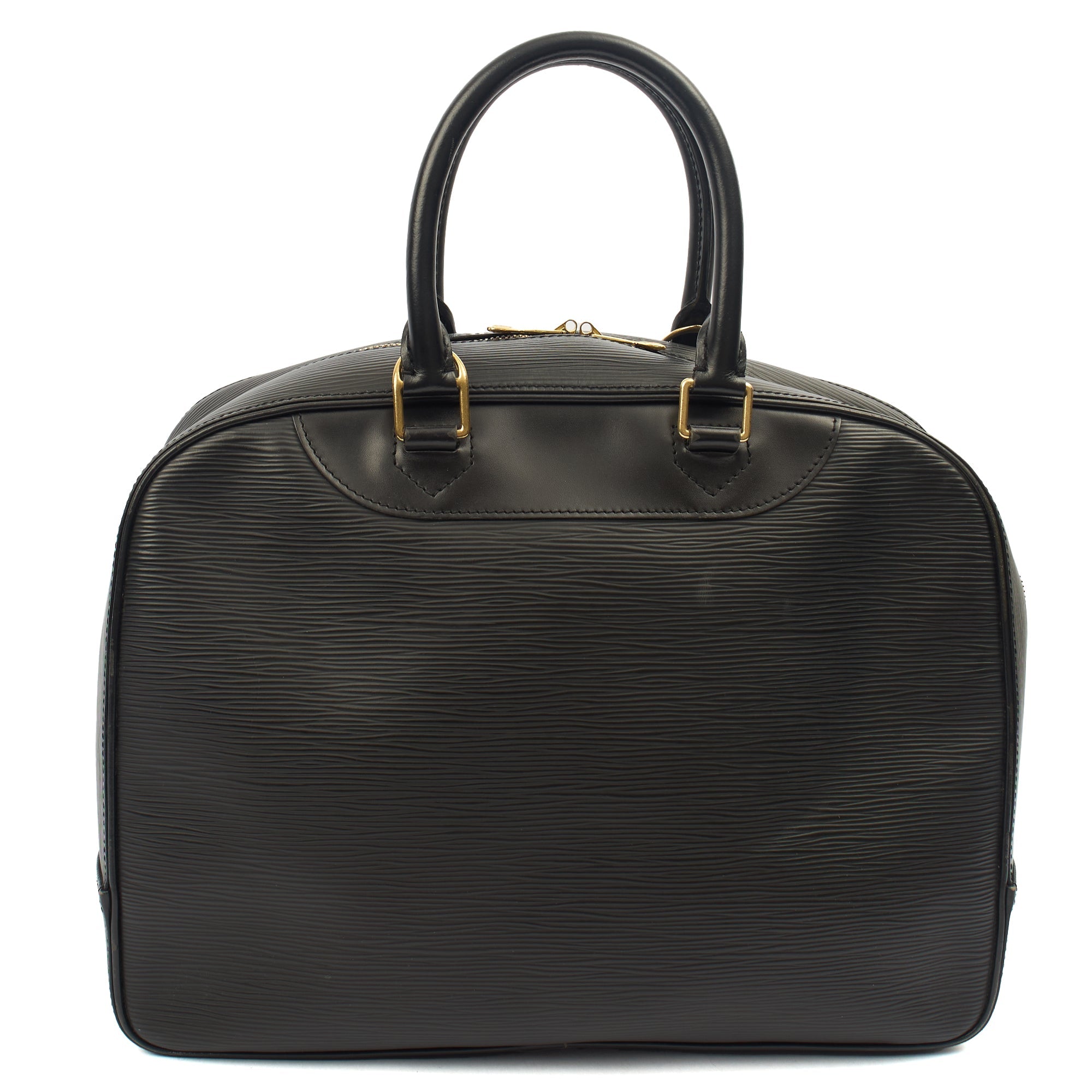 Louis Vuitton Top Handle Sorbonne in Black, Epi Leather