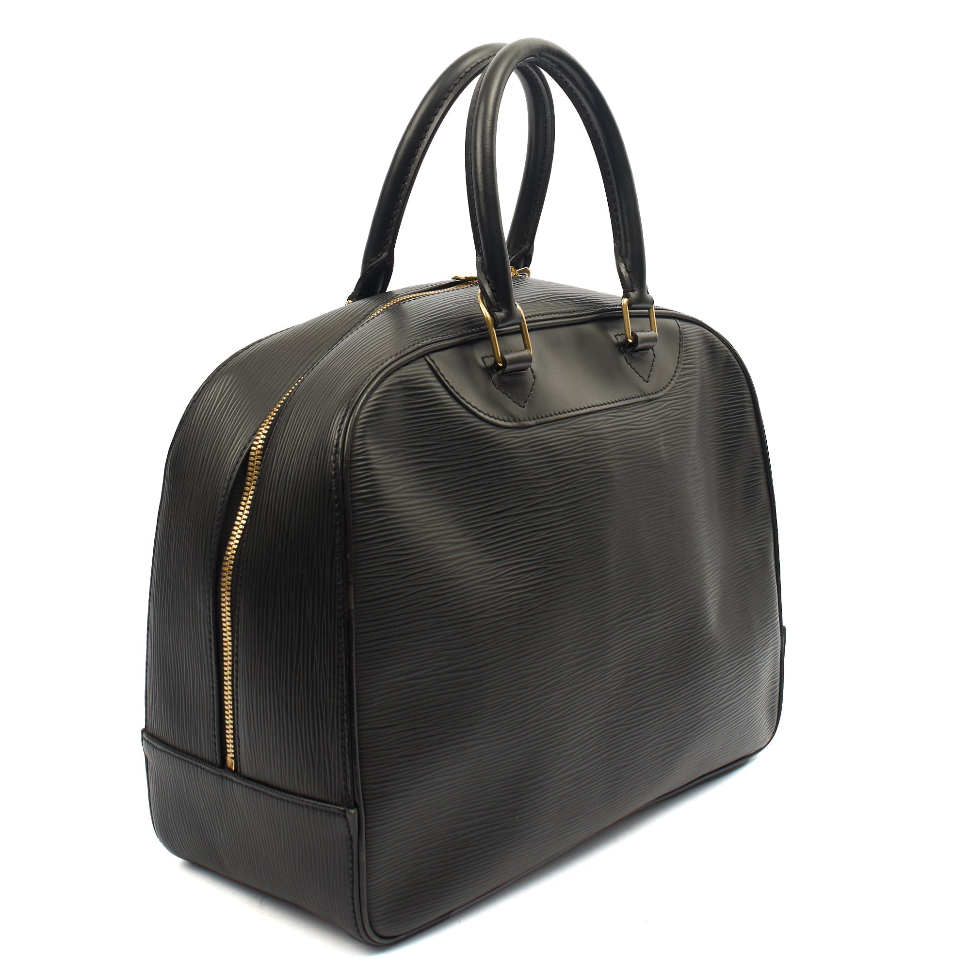 Louis Vuitton Top Handle Sorbonne in Black, Epi Leather