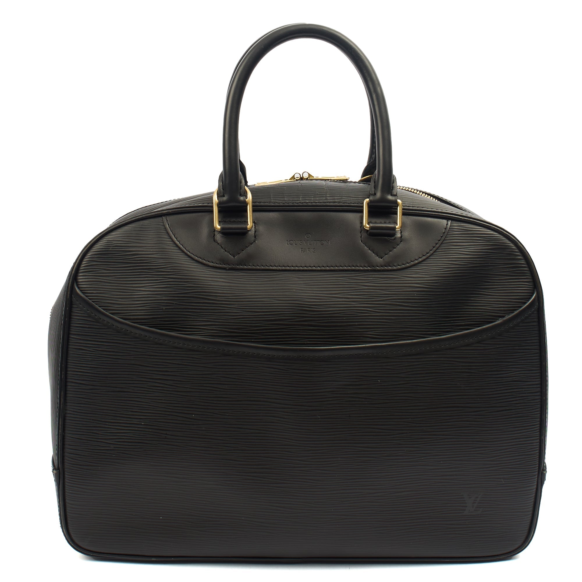 Louis Vuitton Top Handle Sorbonne in Black, Epi Leather