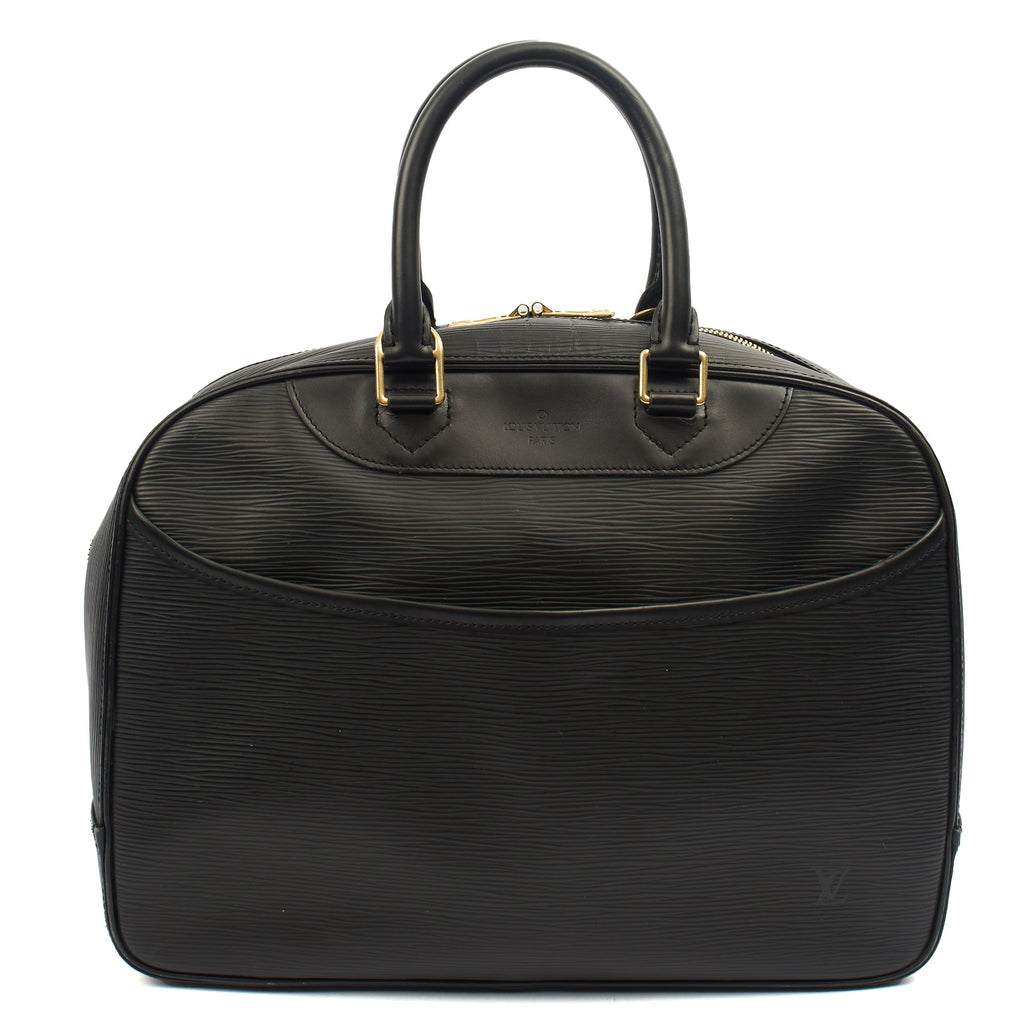 Louis Vuitton Top Handle Sorbonne in Black, Epi Leather