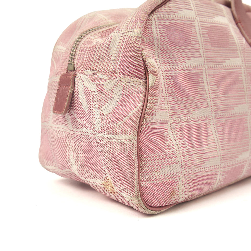 Chanel Tote Ligne Cambon Bowler in Pink, Canvas