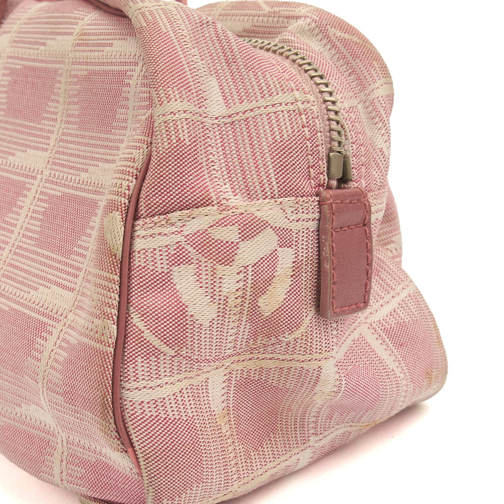 Chanel Tote Ligne Cambon Bowler in Pink, Canvas