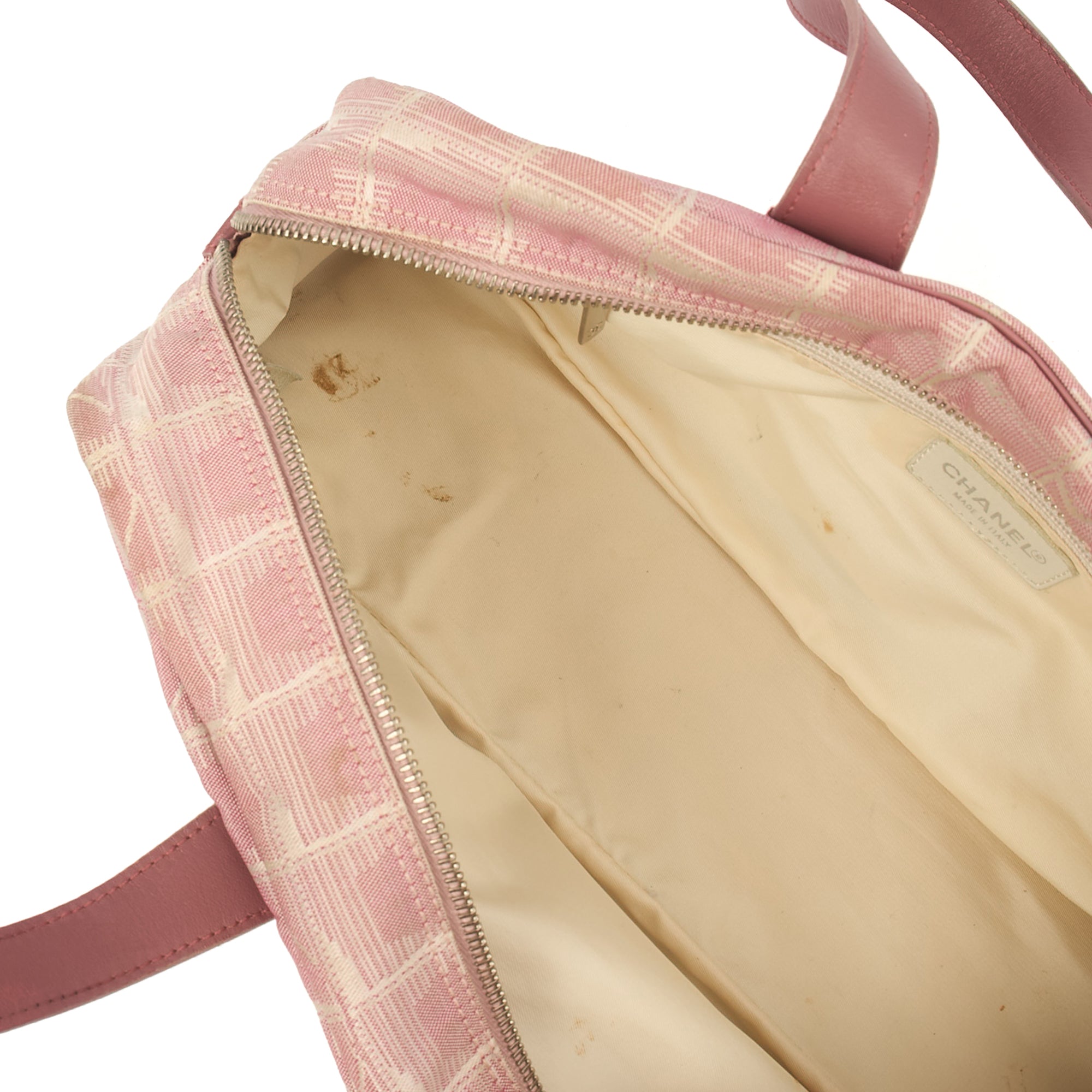 Chanel Tote Ligne Cambon Bowler in Pink, Canvas
