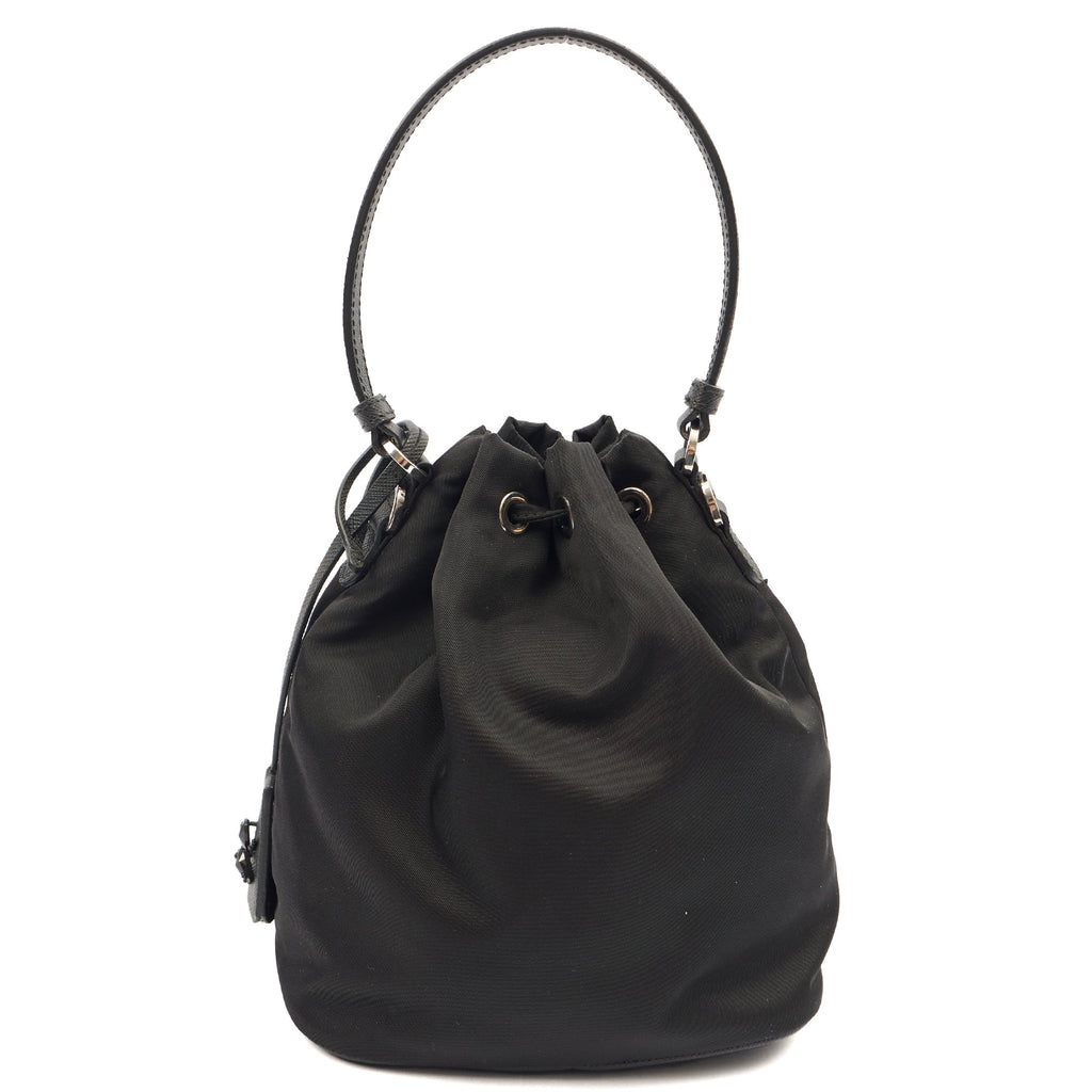 Prada Bucket Bag Bucket Bag in Black, Nylon