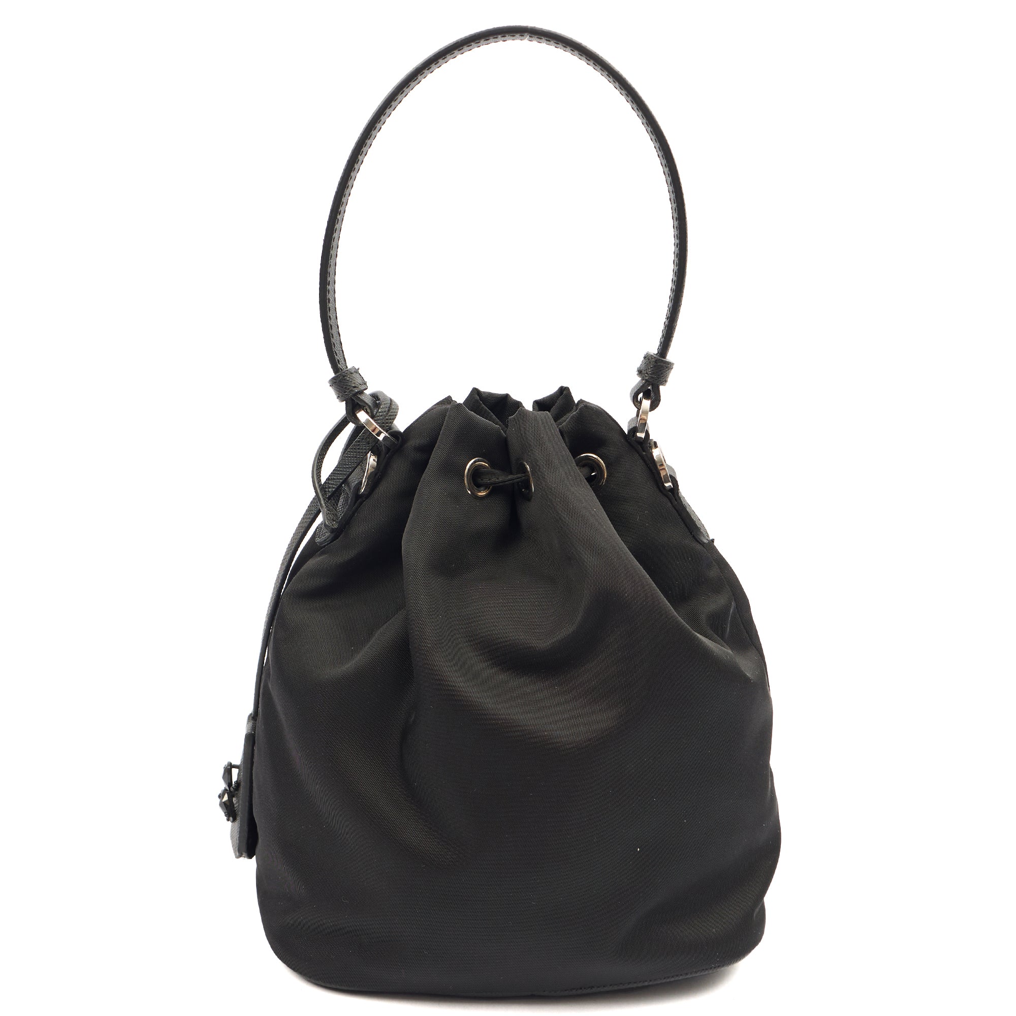 Prada Bucket Bag Bucket Bag in Black, Nylon