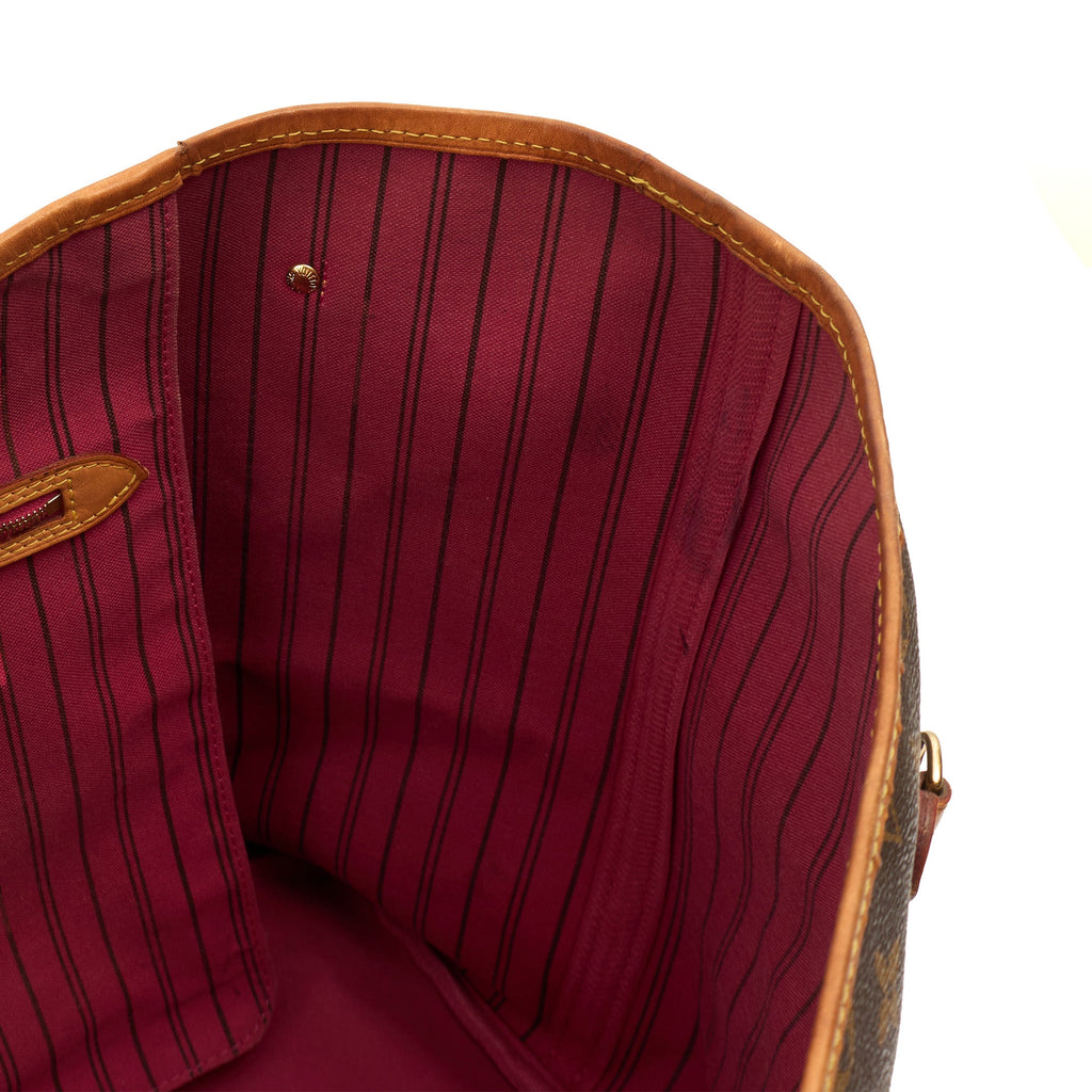 Louis Vuitton Tote Neverfull GM in Brown, Fabric