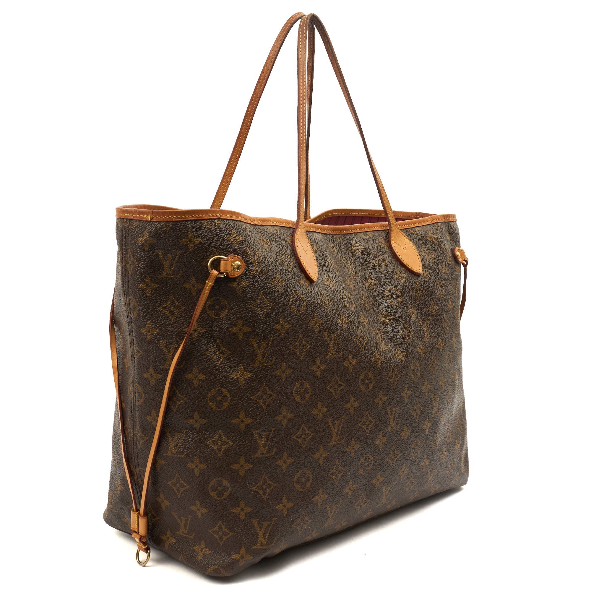 Louis Vuitton Tote Neverfull GM in Brown, Fabric