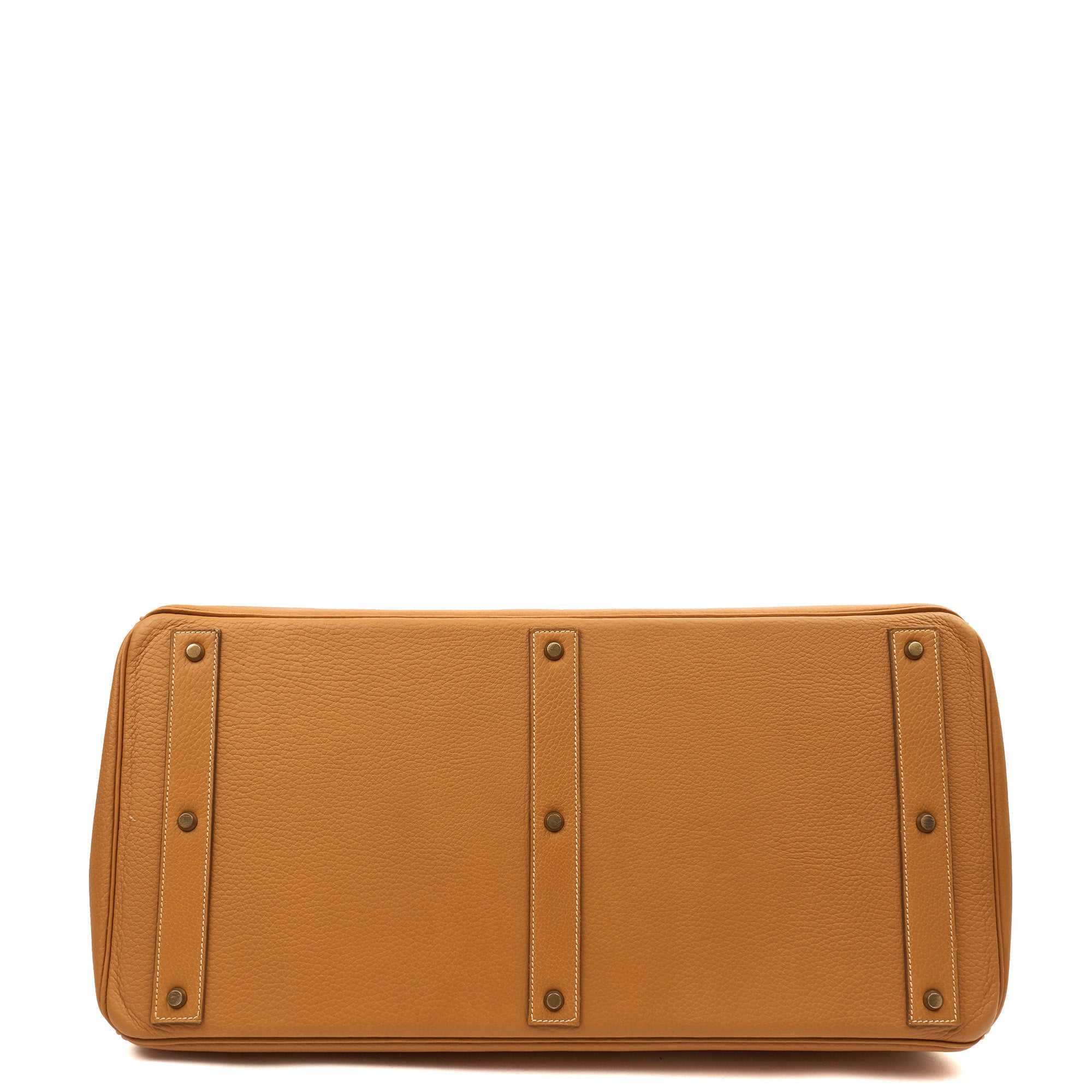 Hermes HAC (Haut à Courroies) 55 in Naturel Sable, Ardennes Leather