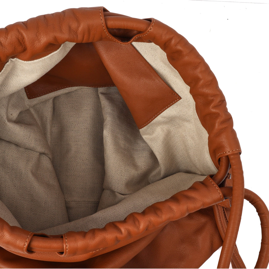 Loewe Backpack Yago Backpack in Brown, Leather