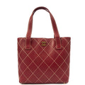 Chanel Tote Vintage Tote in Red, Calfskin Leather