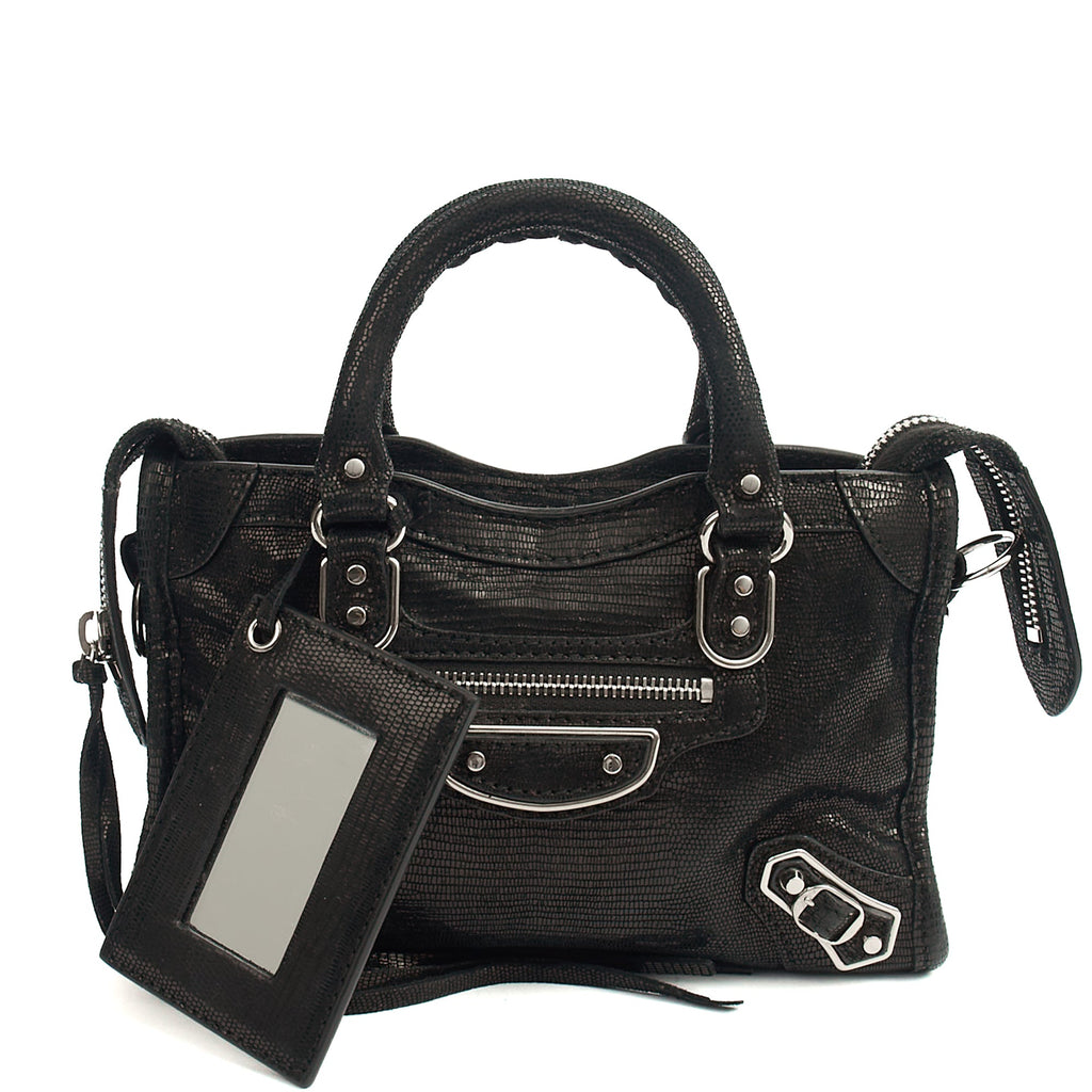 Balenciaga Mini Bag Classic City - Mini in Black, Fabric