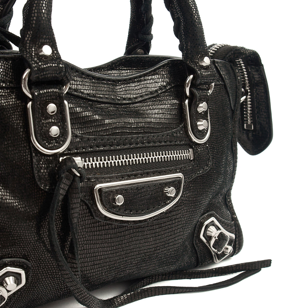 Balenciaga Mini Bag Classic City - Mini in Black, Fabric