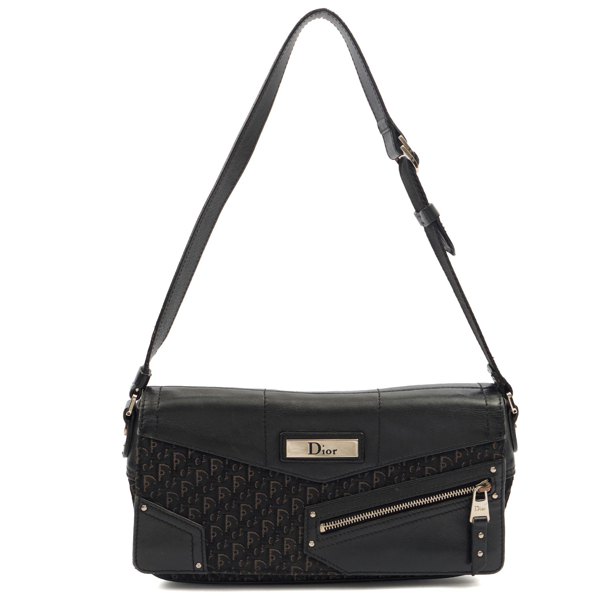 Christian Dior Shoulder Bag Street Chic Hobo - Mini in Black, Leather