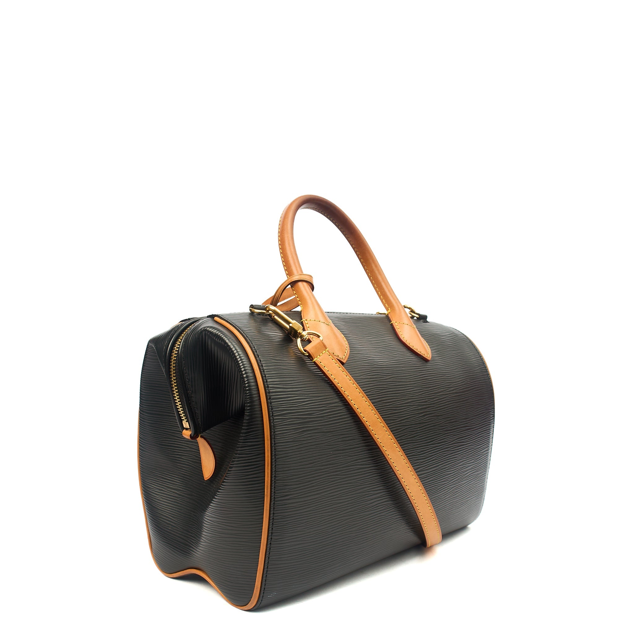 Louis Vuitton Top Handle Doc bag in Black, Epi Leather