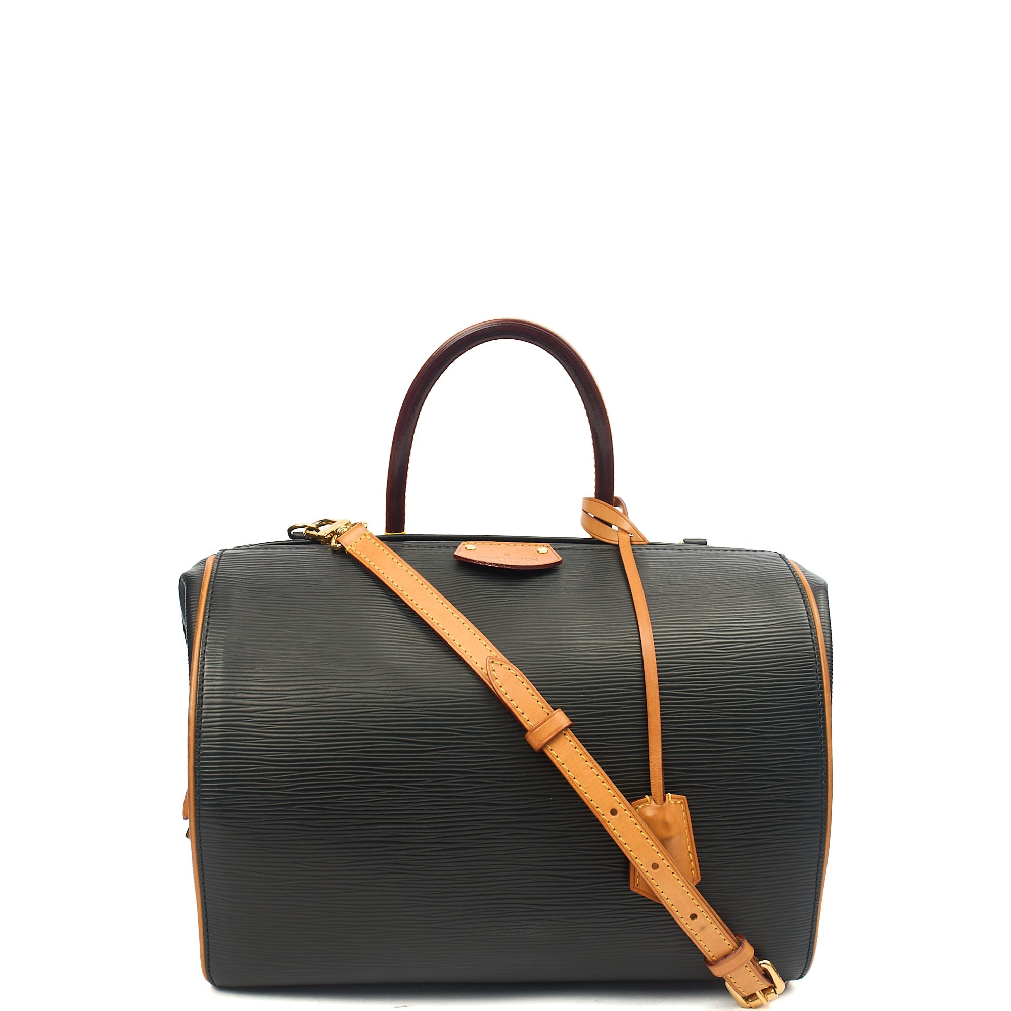 Louis Vuitton Top Handle Doc bag in Black, Epi Leather