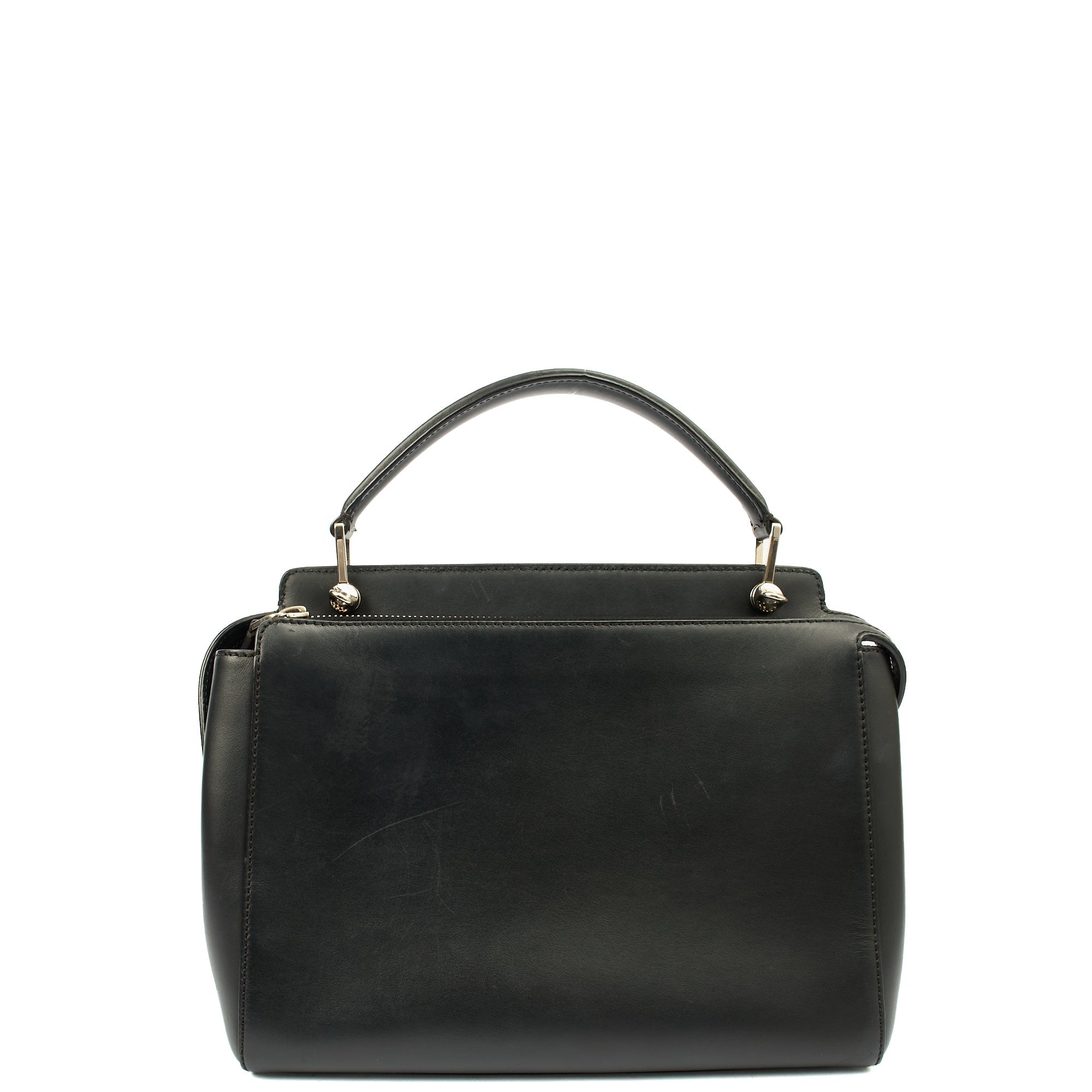 Fendi Tote Dot Com in Black, Leather