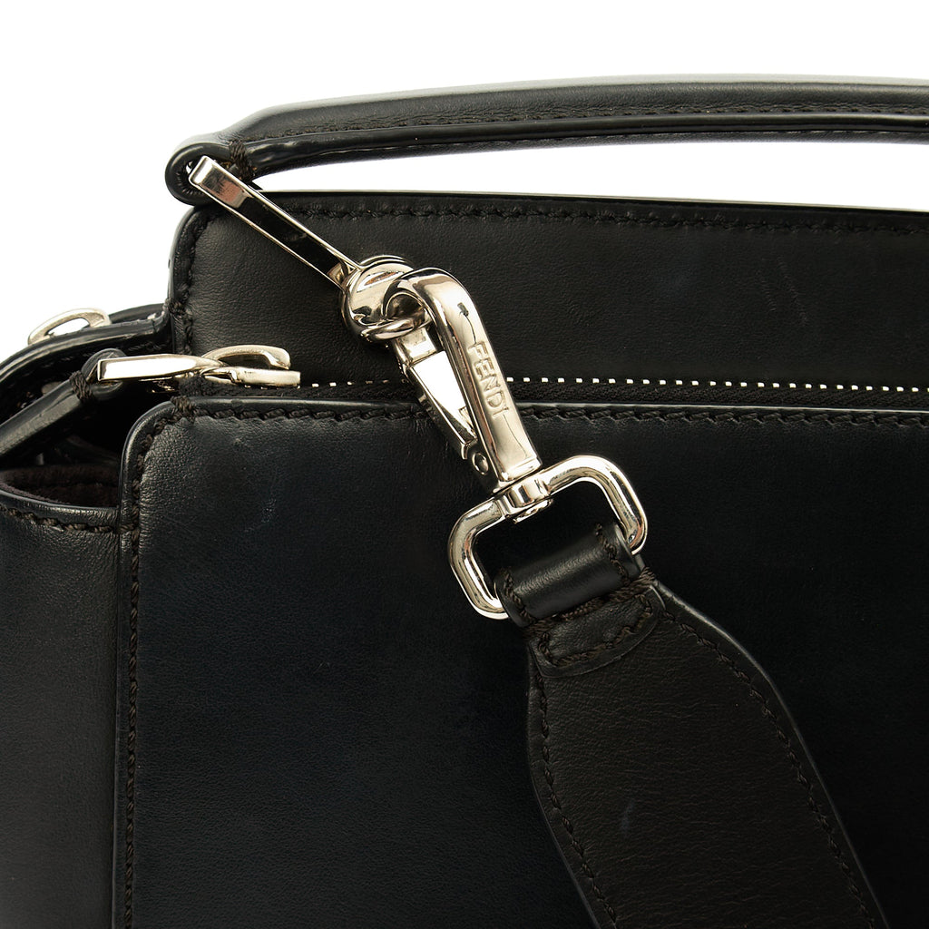 Fendi Tote Dot Com in Black, Leather