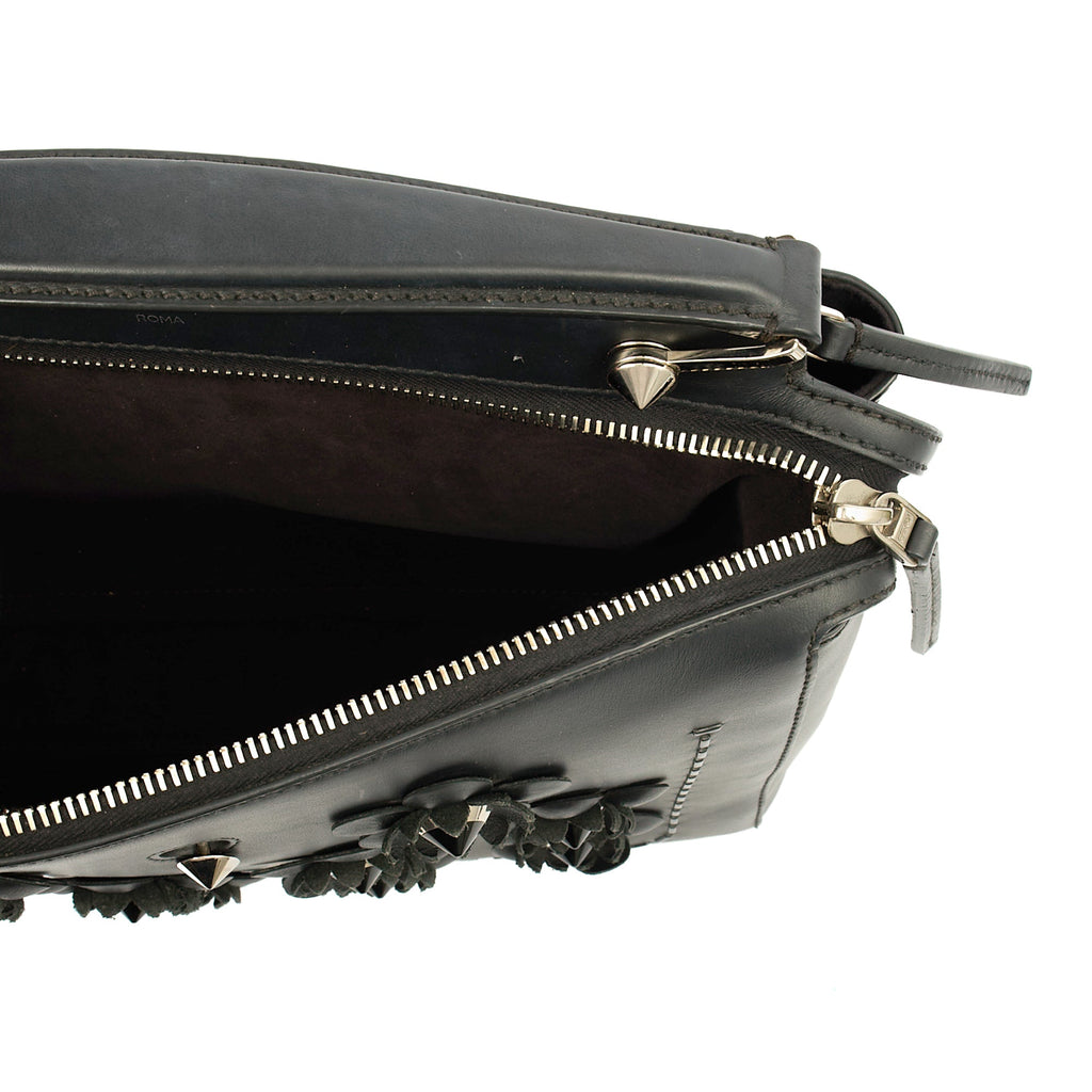 Fendi Tote Dot Com in Black, Leather