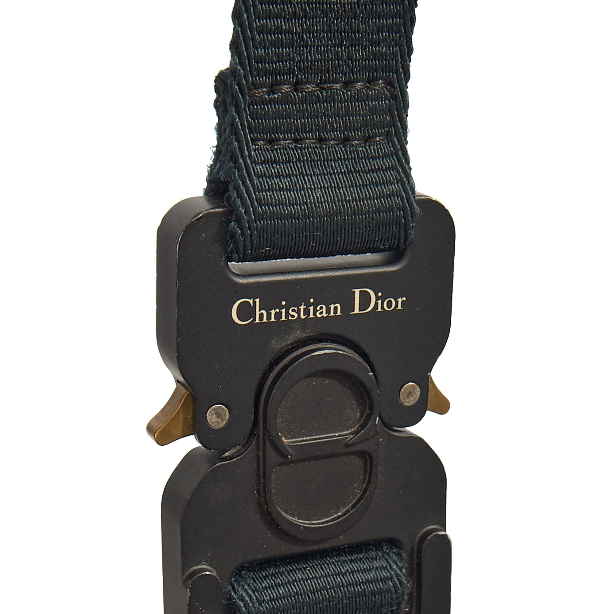 Christian Dior Mini Bag Mini Saddle in Green, Fabric