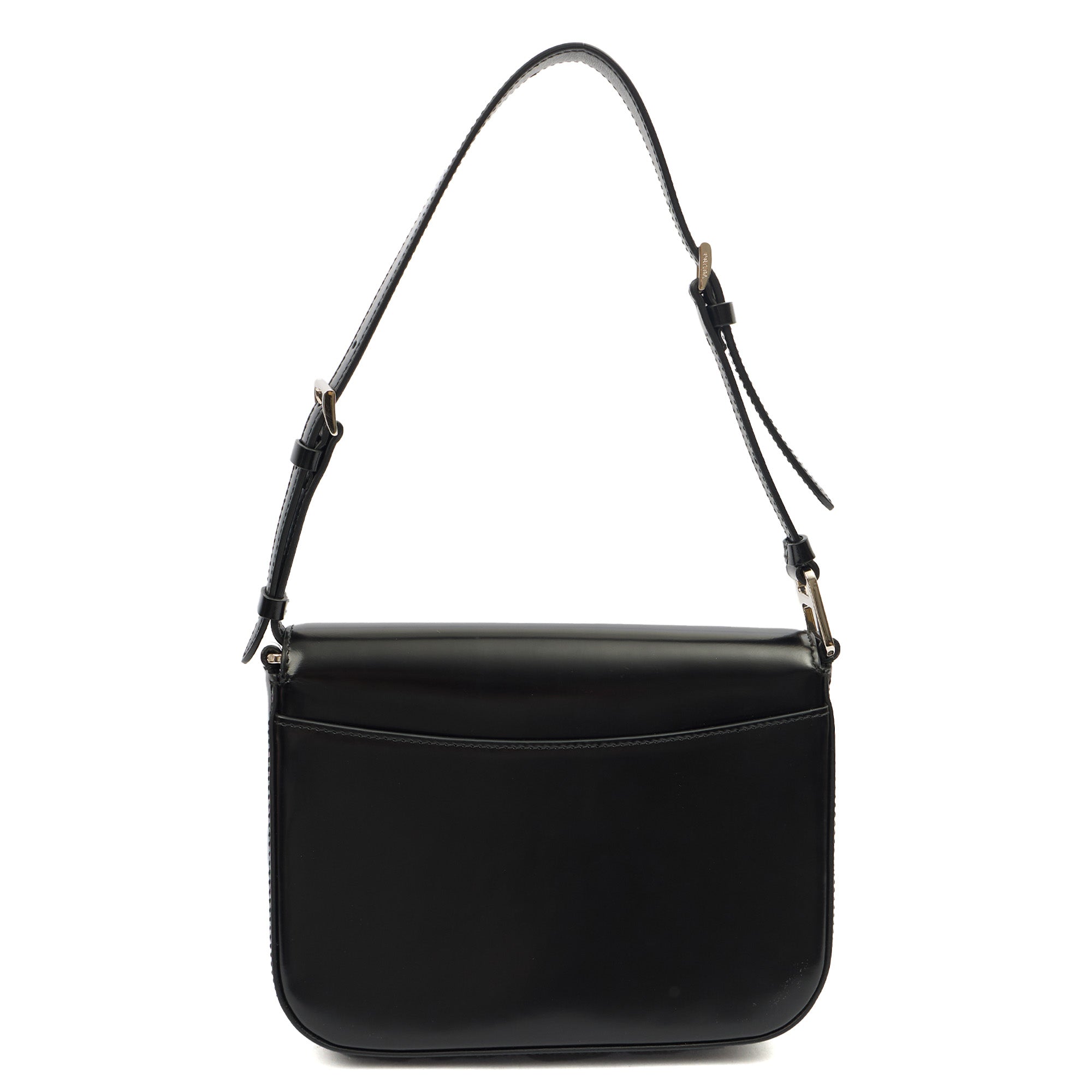 Prada Shoulder Bag Shoulder Bag in Black, Patent Leather