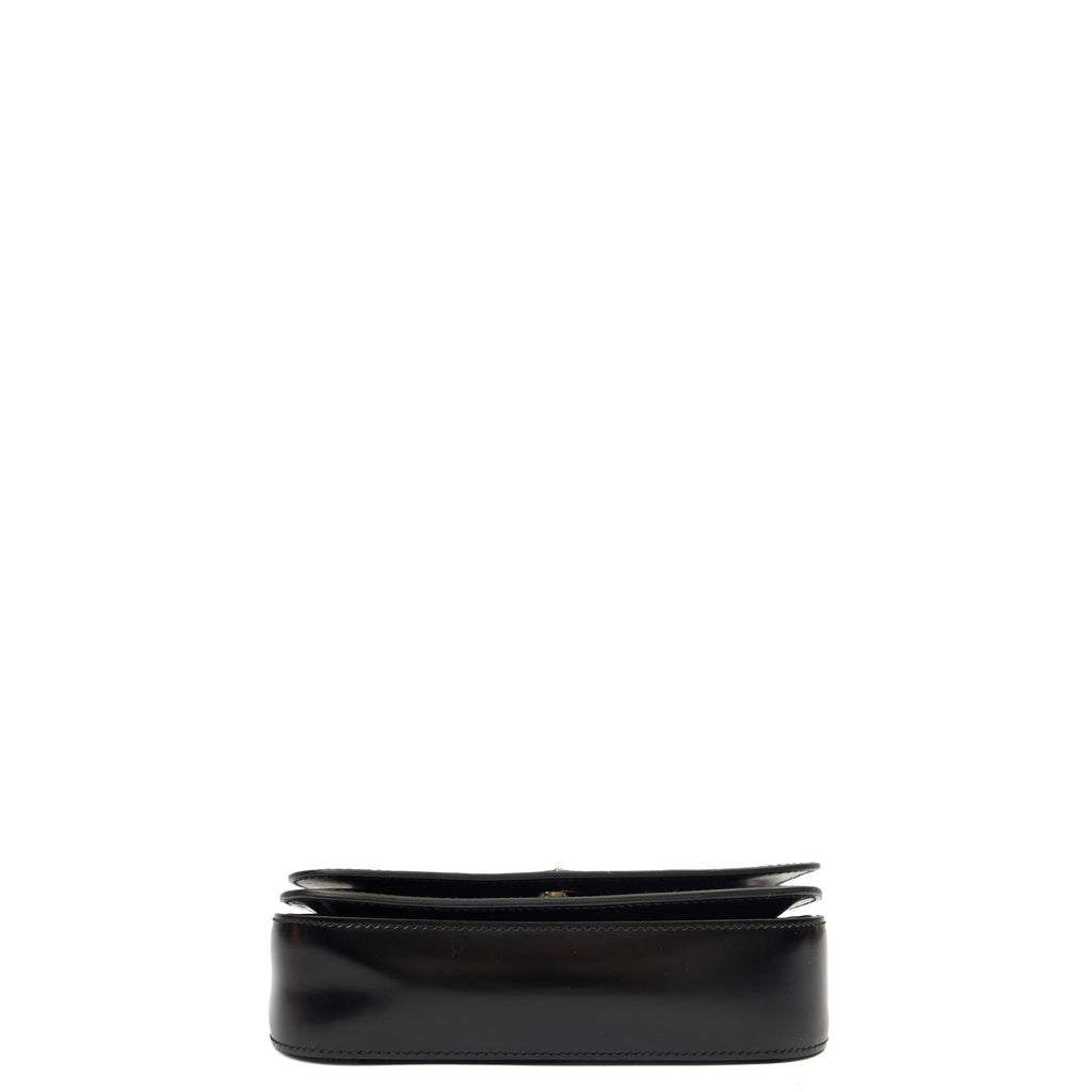 Prada Shoulder Bag Shoulder Bag in Black, Patent Leather