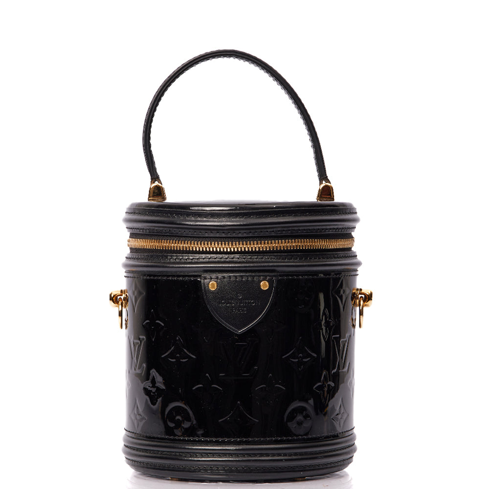 Louis Vuitton Cross Body Cannes in Black, Vernis