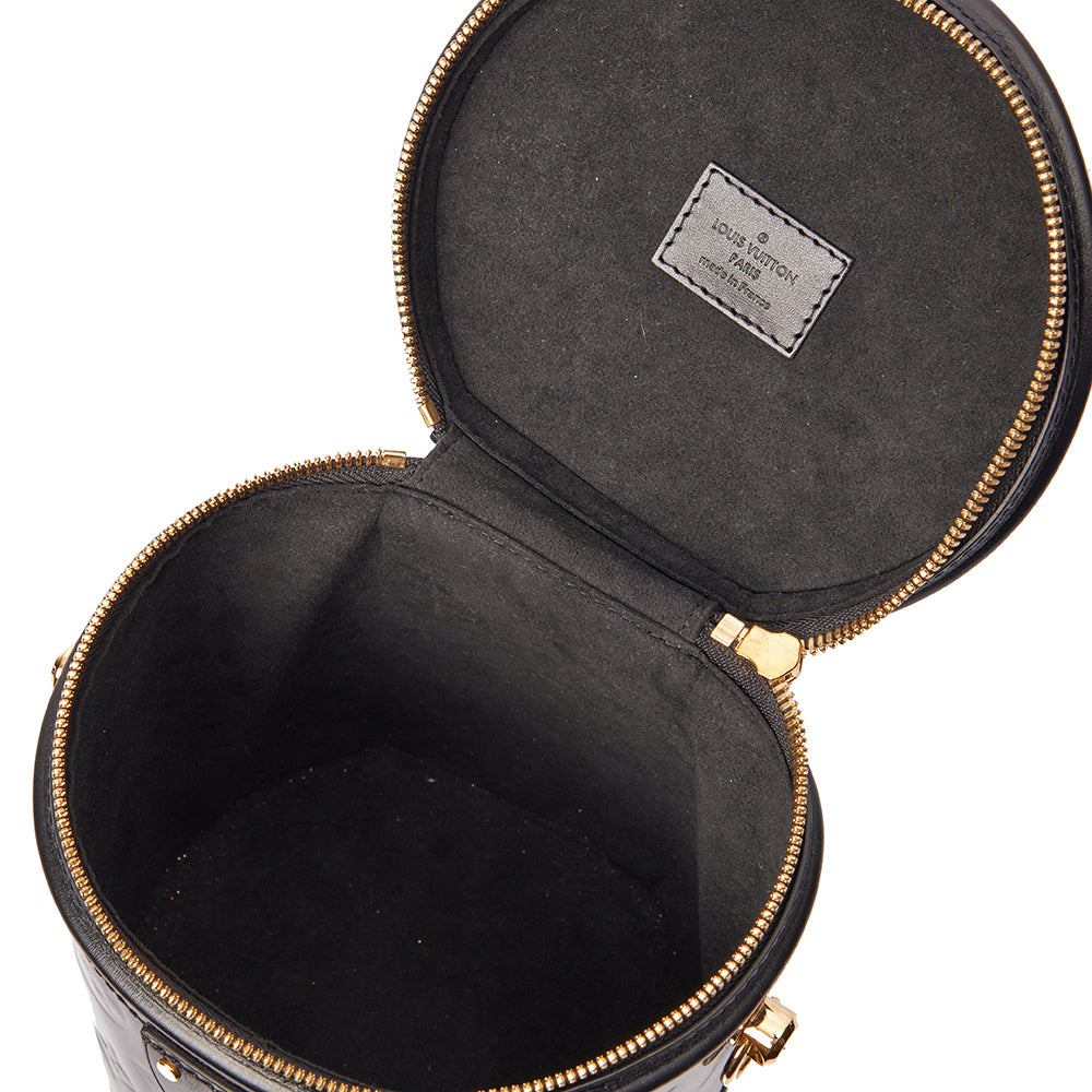 Louis Vuitton Cross Body Cannes in Black, Vernis