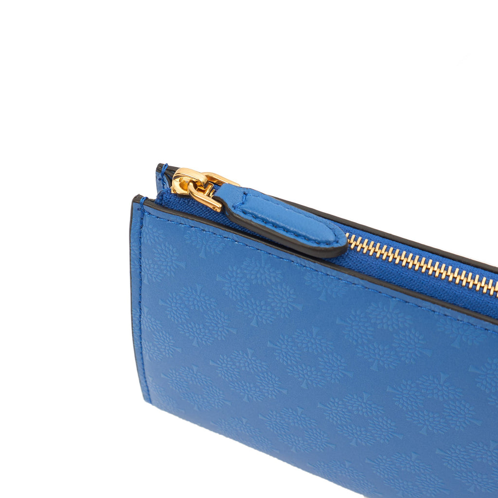 Mulberry Purse Wallet in Porcelain Blue, Leather