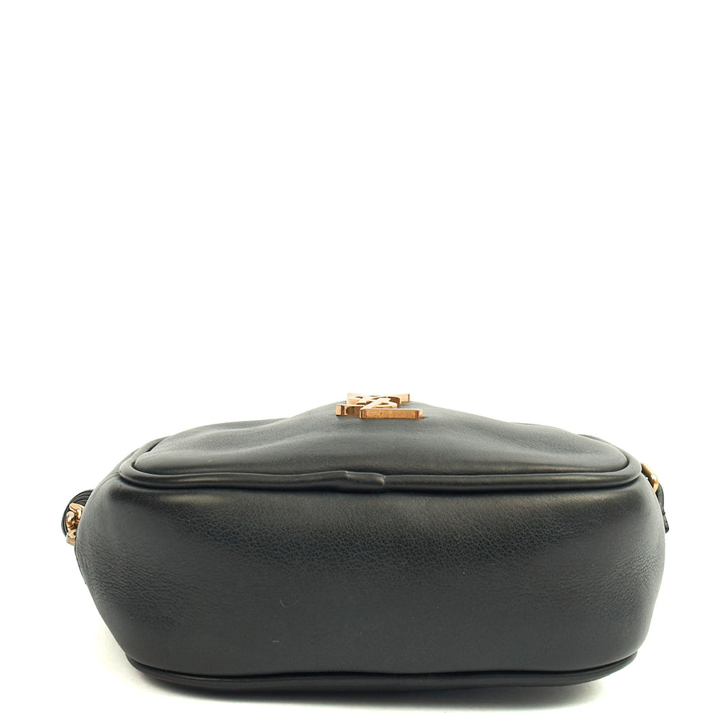 Saint Laurent Cross Body Lou - Mini in Black, Calfskin Leather