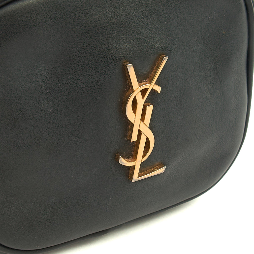 Saint Laurent Cross Body Lou - Mini in Black, Calfskin Leather