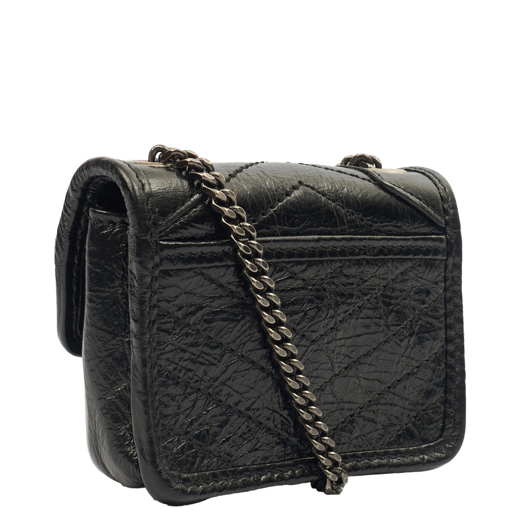 Saint Laurent Mini Bag Niki- Baby in Black, Leather