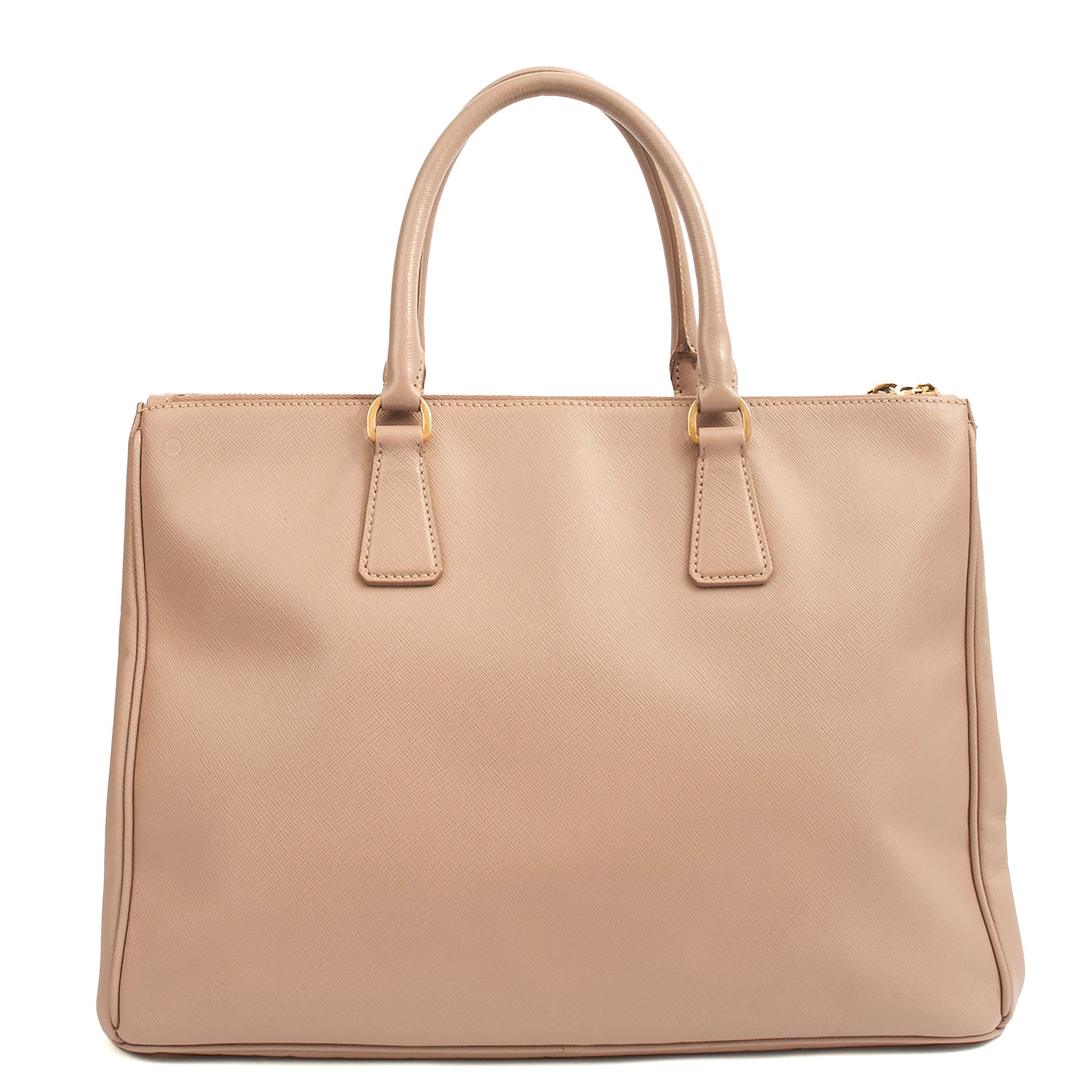 Prada Tote Galleria - Medium Double Zip Tote in Pink, Saffiano Leather