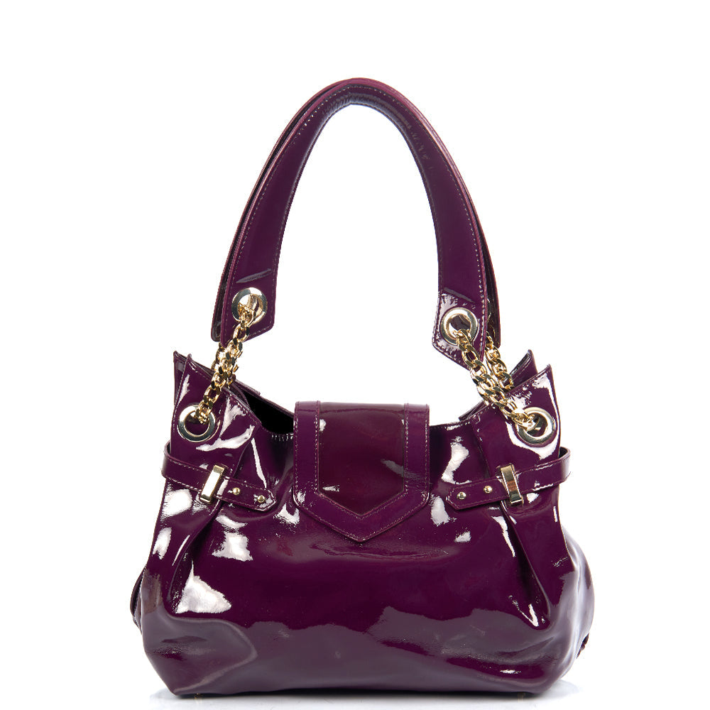 Aspinal of London Tote Barbarella in Purple, Leather