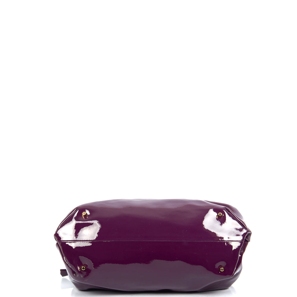 Aspinal of London Tote Barbarella in Purple, Leather