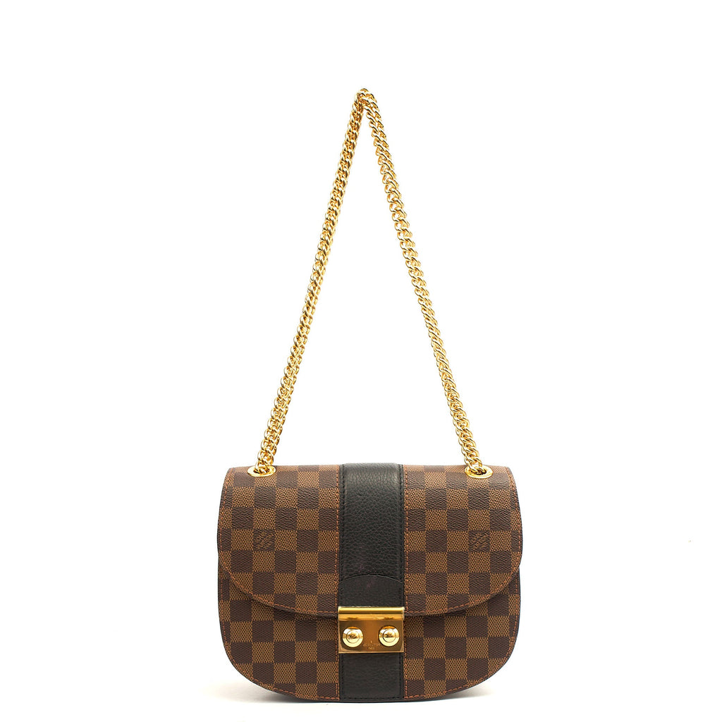 Louis Vuitton Cross Body Wight in Damier Ebene, Canvas