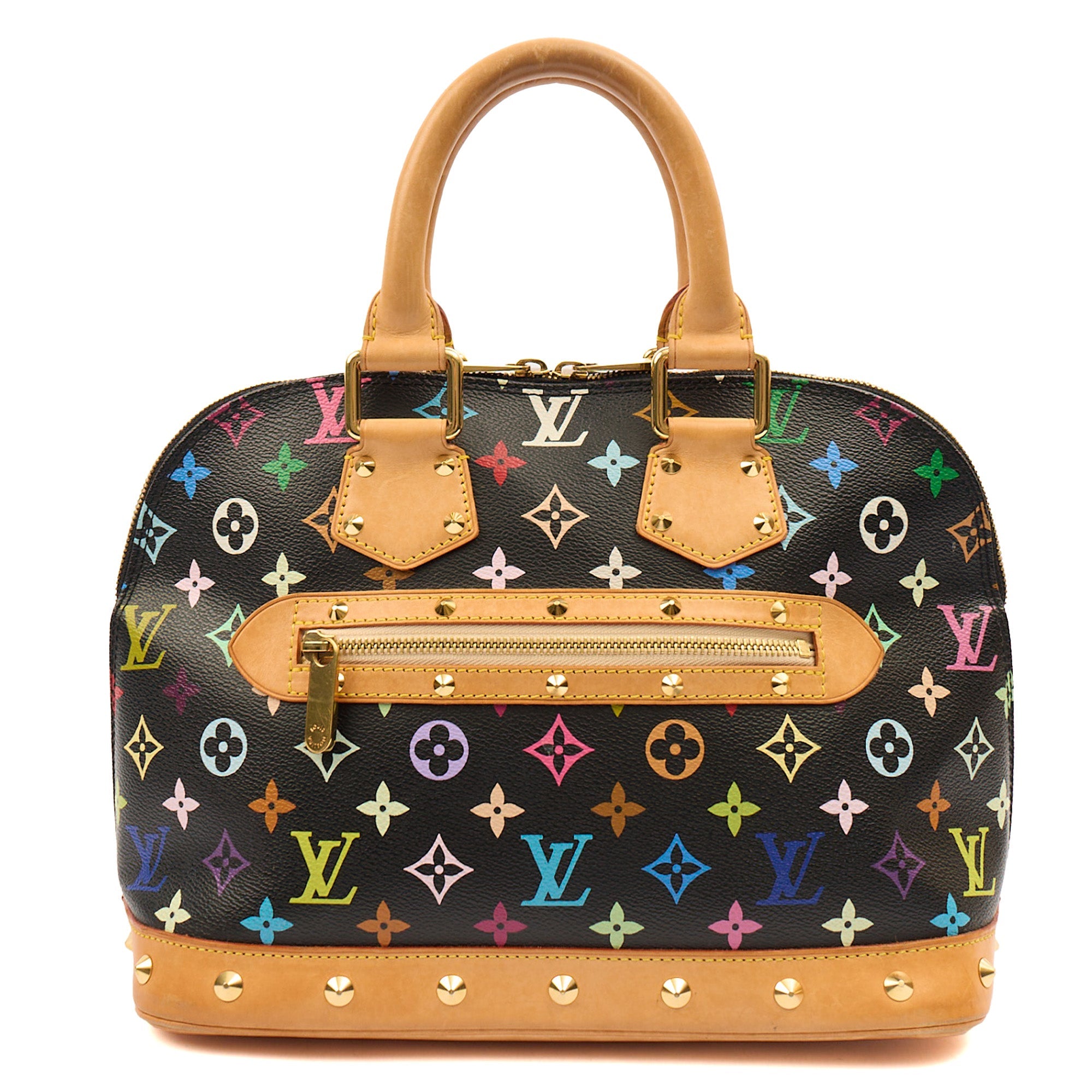 Louis Vuitton Top Handle Alma PM in Multicolor Monogram, Canvas