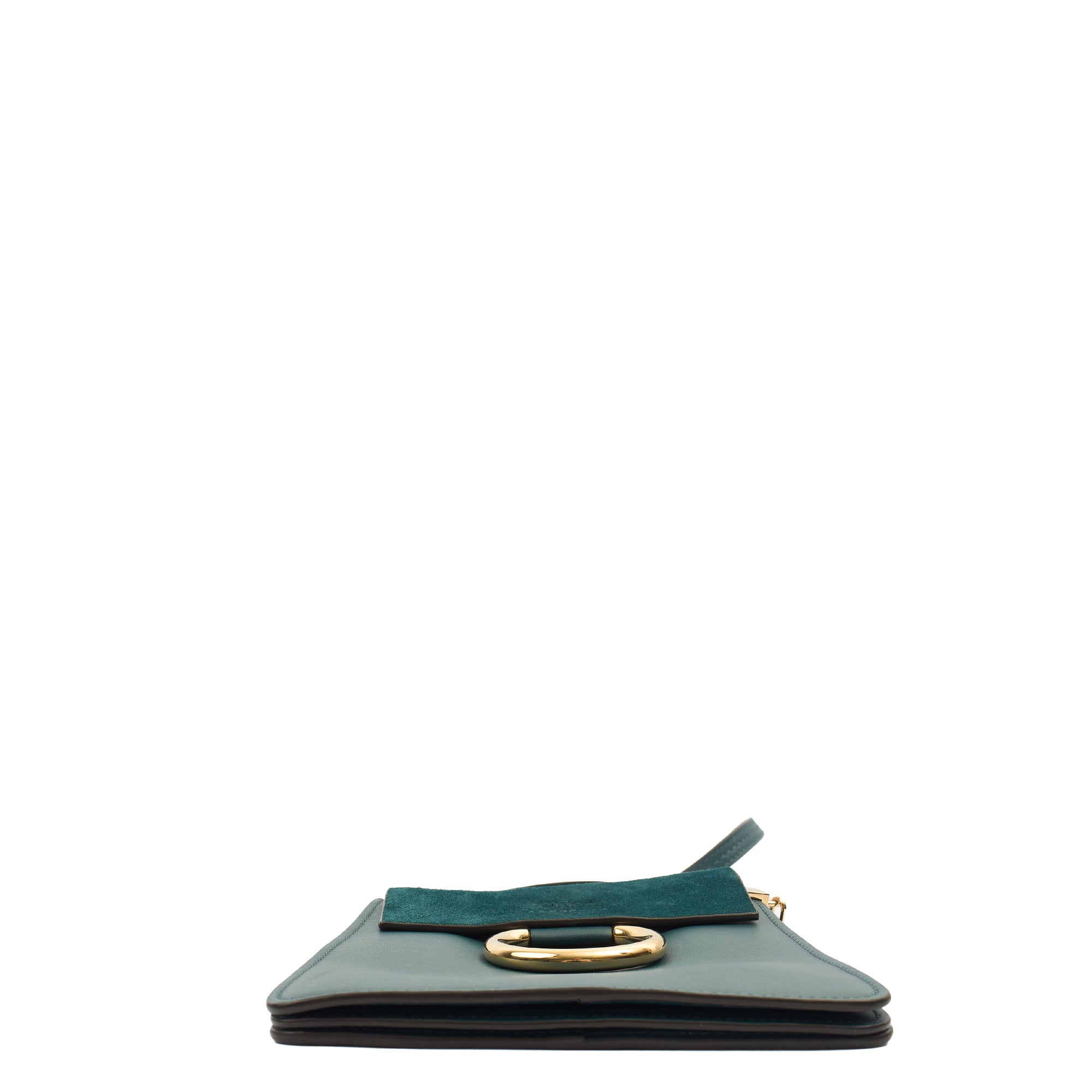 Chloe Cross Body Faye Day - Mini in Green, Calfskin Leather