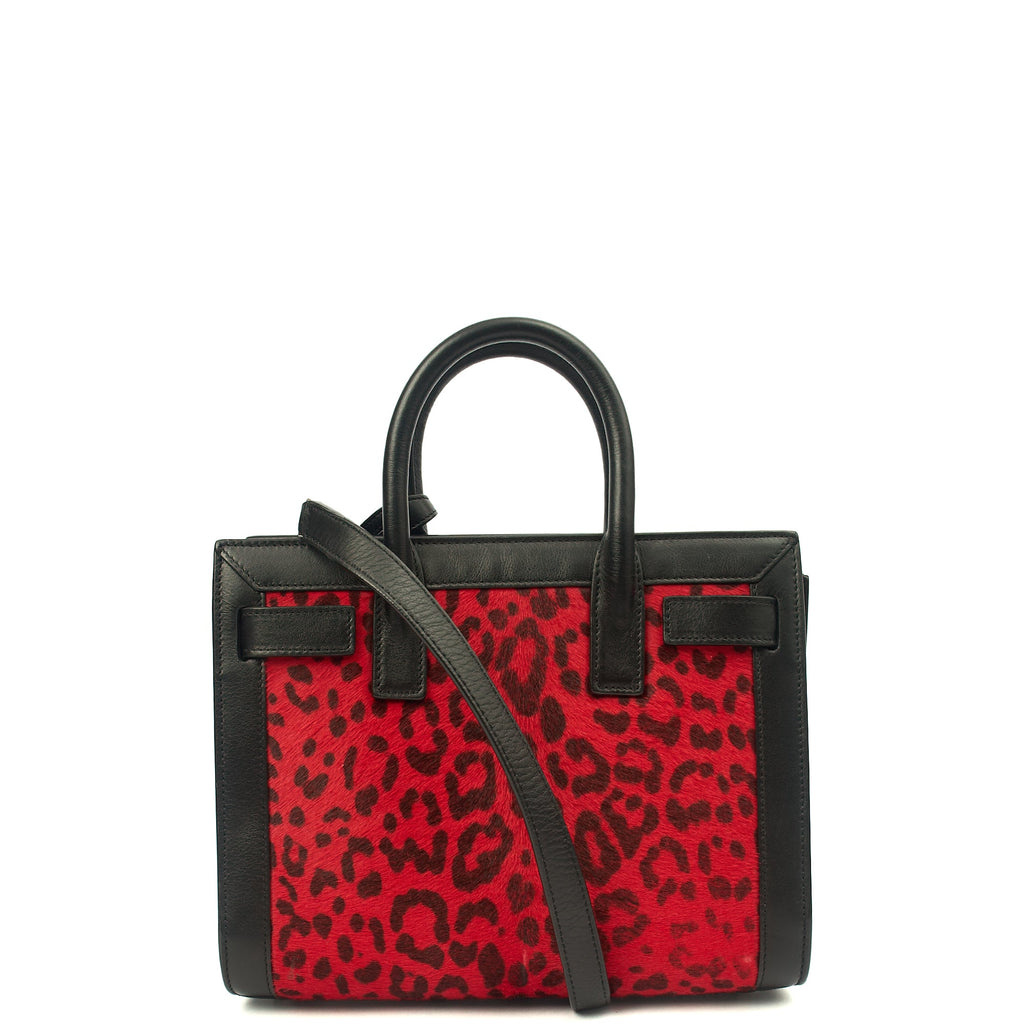 Saint Laurent Tote Sac de Jour Nano in Black, Calfskin Leather