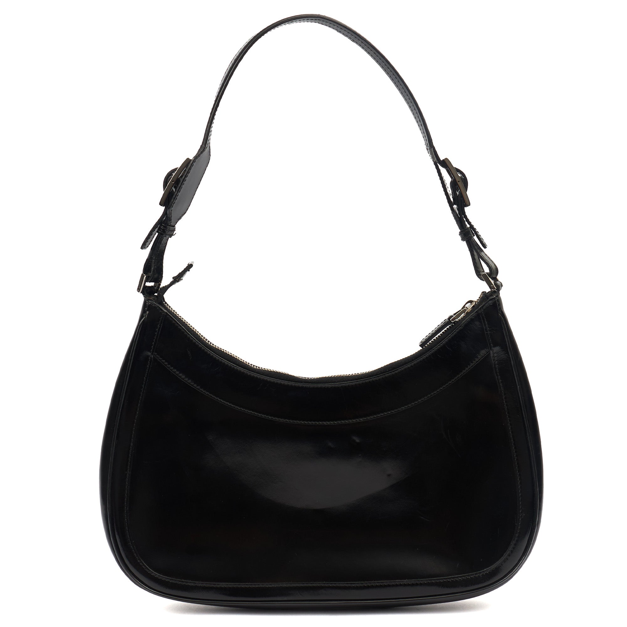 Gucci Shoulder Bag Jackie in Black, Patent Leather