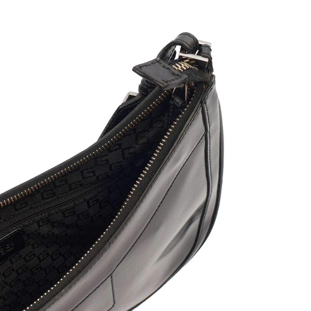 Gucci Shoulder Bag Jackie in Black, Patent Leather