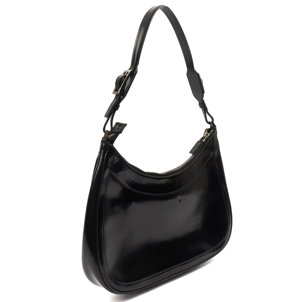 Gucci Shoulder Bag Jackie in Black, Patent Leather